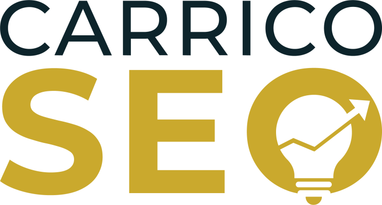 CarricoSEO Logo Square BlueGold 768x413