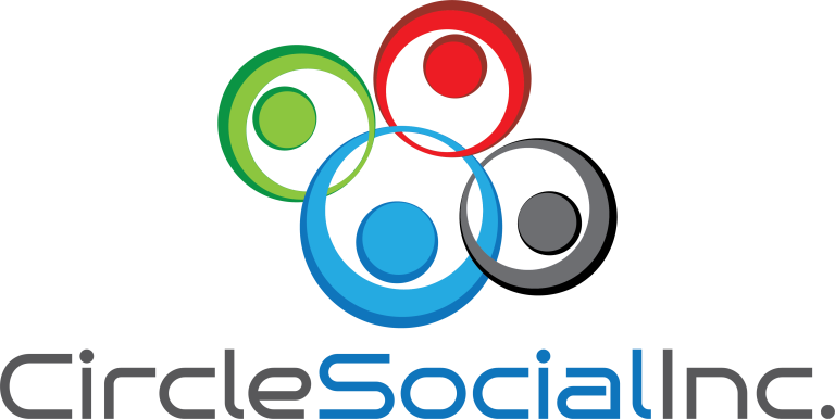 Circle Social Logo Rectangle Vector 768x386