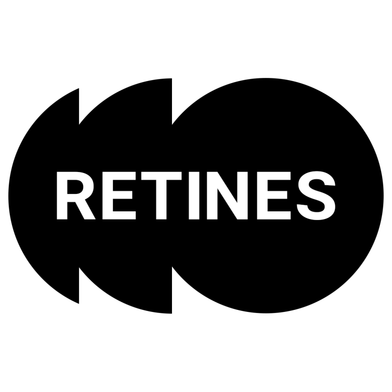 Logo RETINES carre noir 768x768