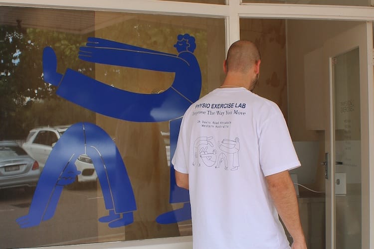 clinic exterior james walking