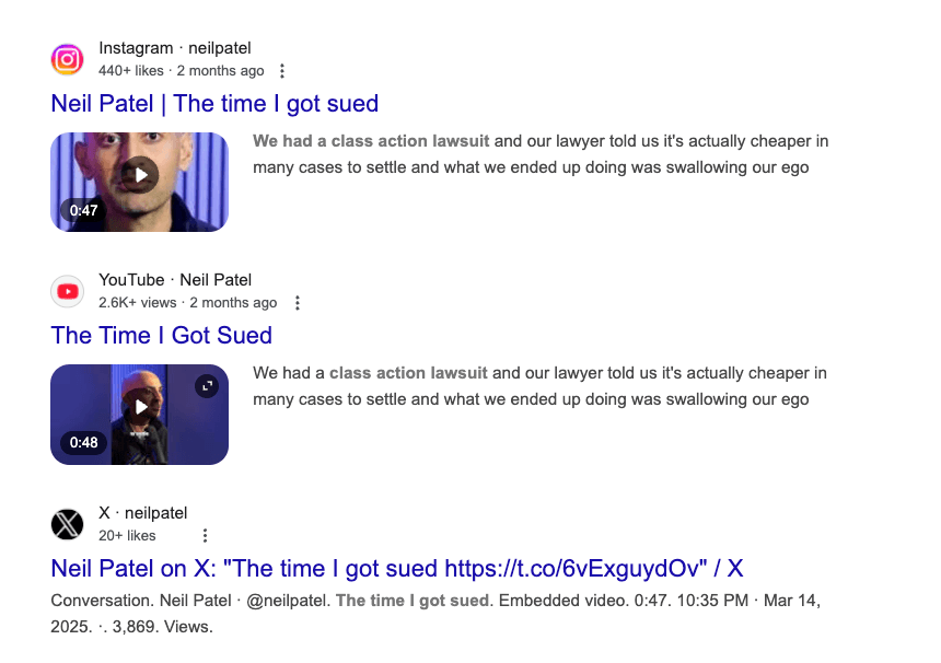 Neil Patel Reputation Management