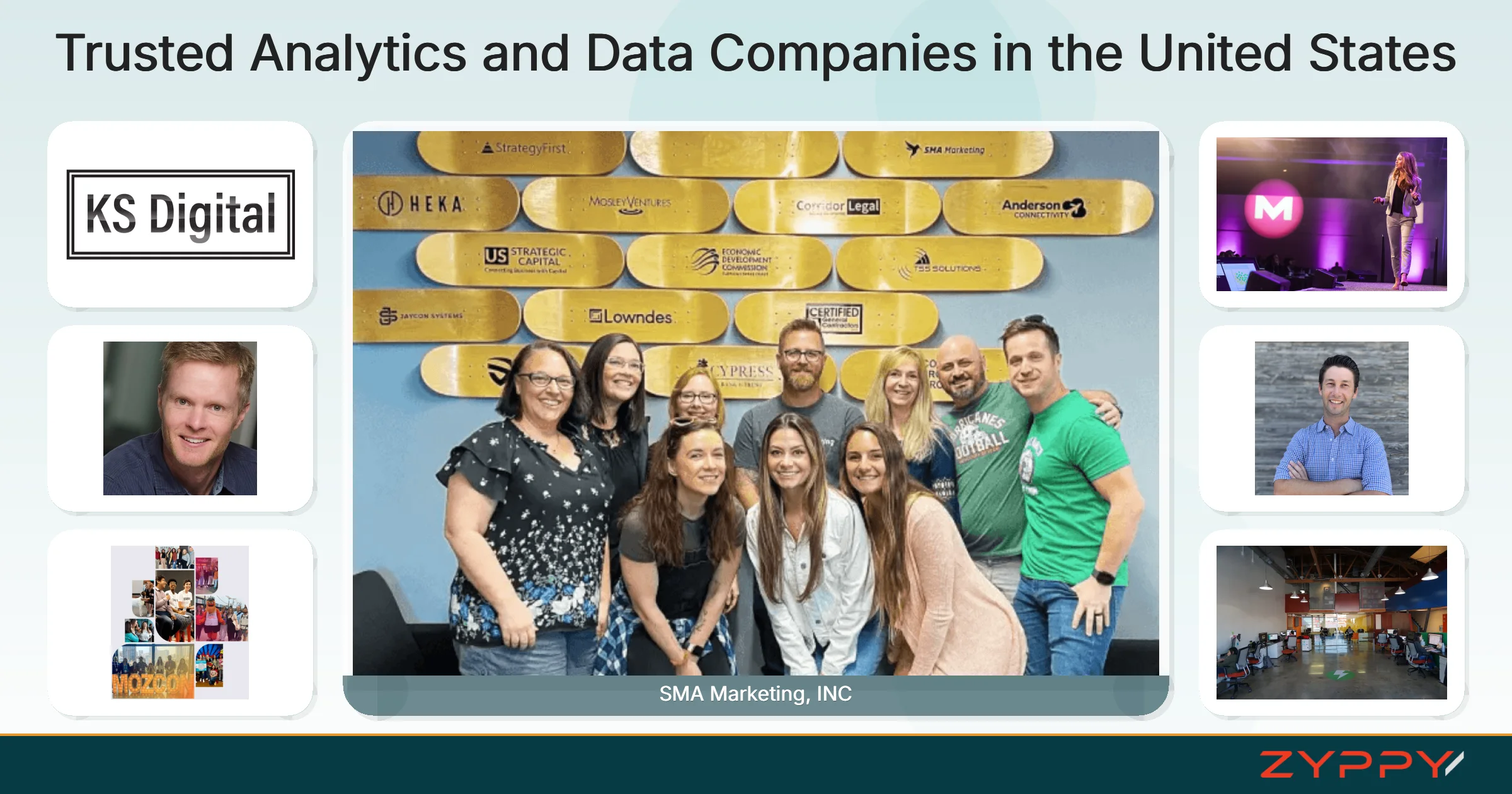 Trusted Analytics and Data Companies in the United States: SMA Marketing, INC, imFORZA, and others