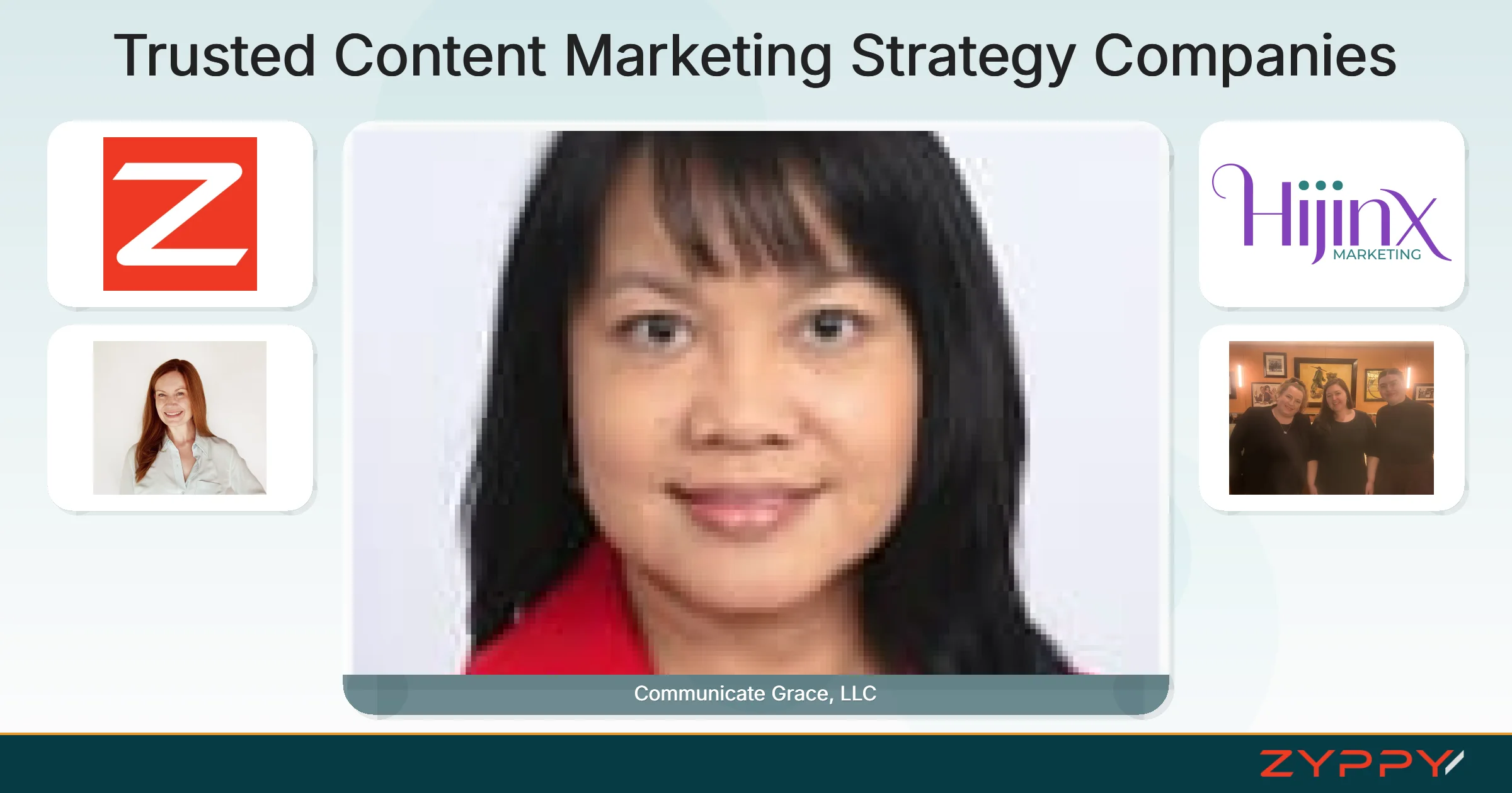 Trusted Content Marketing Strategy Companies: Communicate Grace, LLC, The Stellastra Effect, and others
