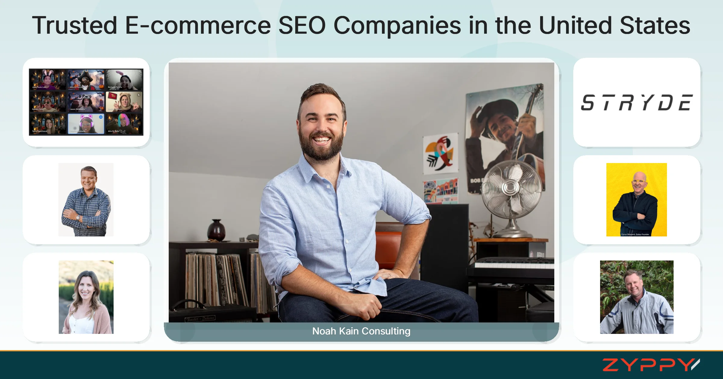 Trusted E-commerce SEO Companies in the United States: Noah Kain Consulting, Nick LeRoy Consulting, and others