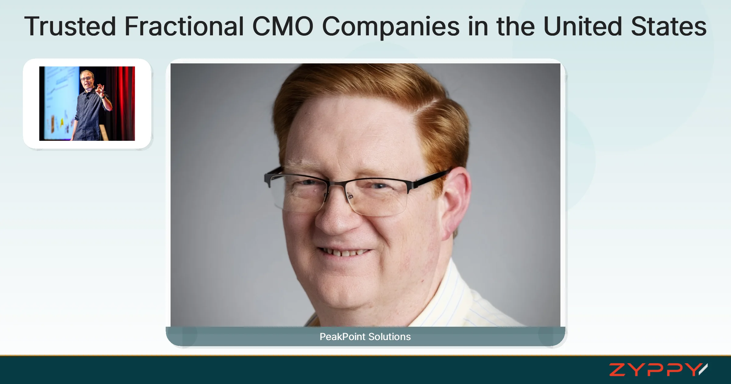 Trusted Fractional CMO Companies in the United States: PeakPoint Solutions and Ian Lurie Consulting, LLC