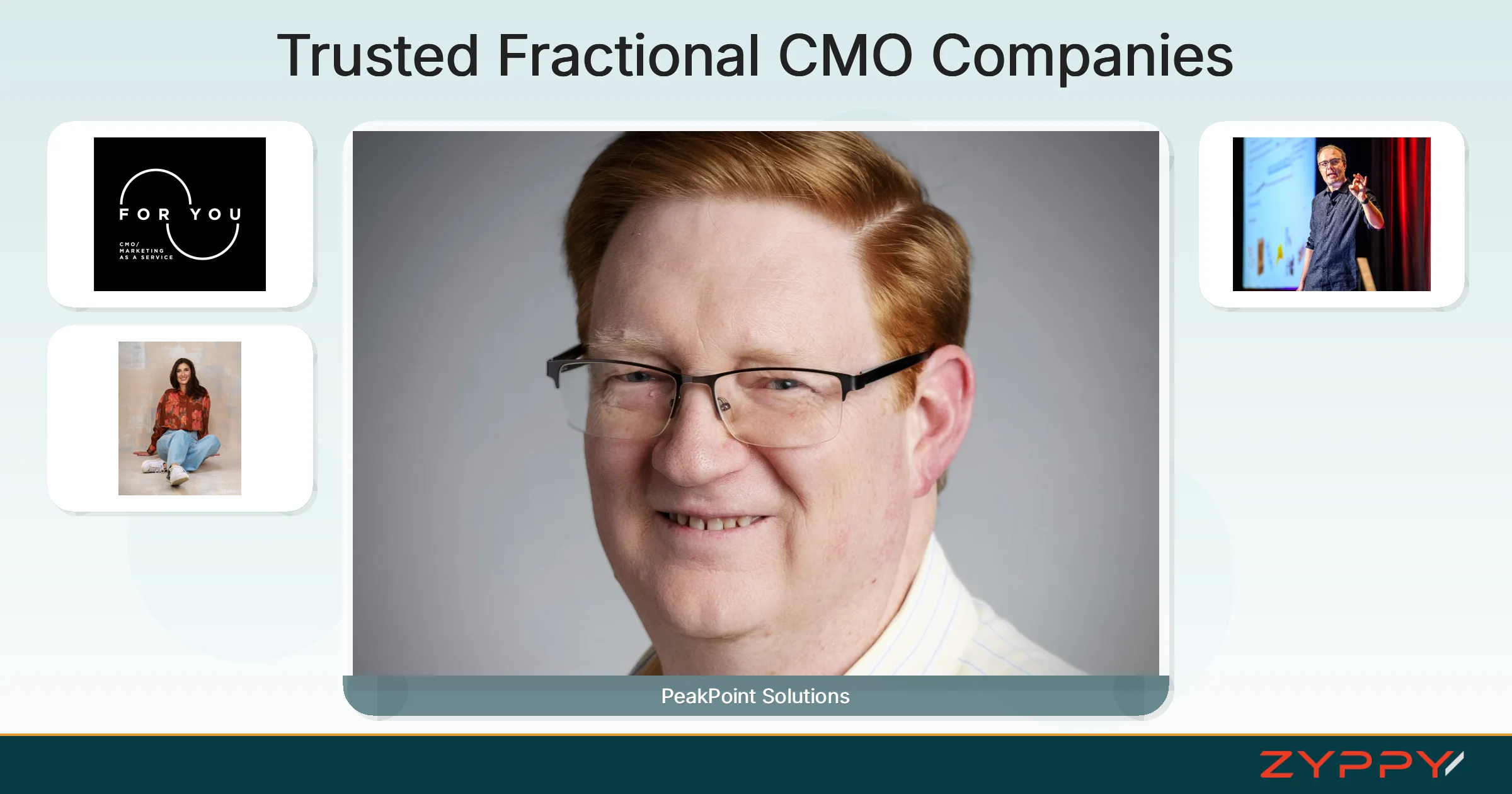 Trusted Fractional CMO Companies: PeakPoint Solutions, The Letter Em, and others
