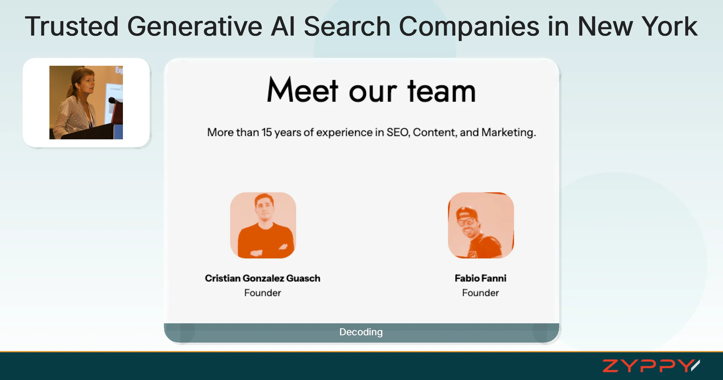 Trusted Generative AI Search Companies in New York: Decoding and Smarty Marketing