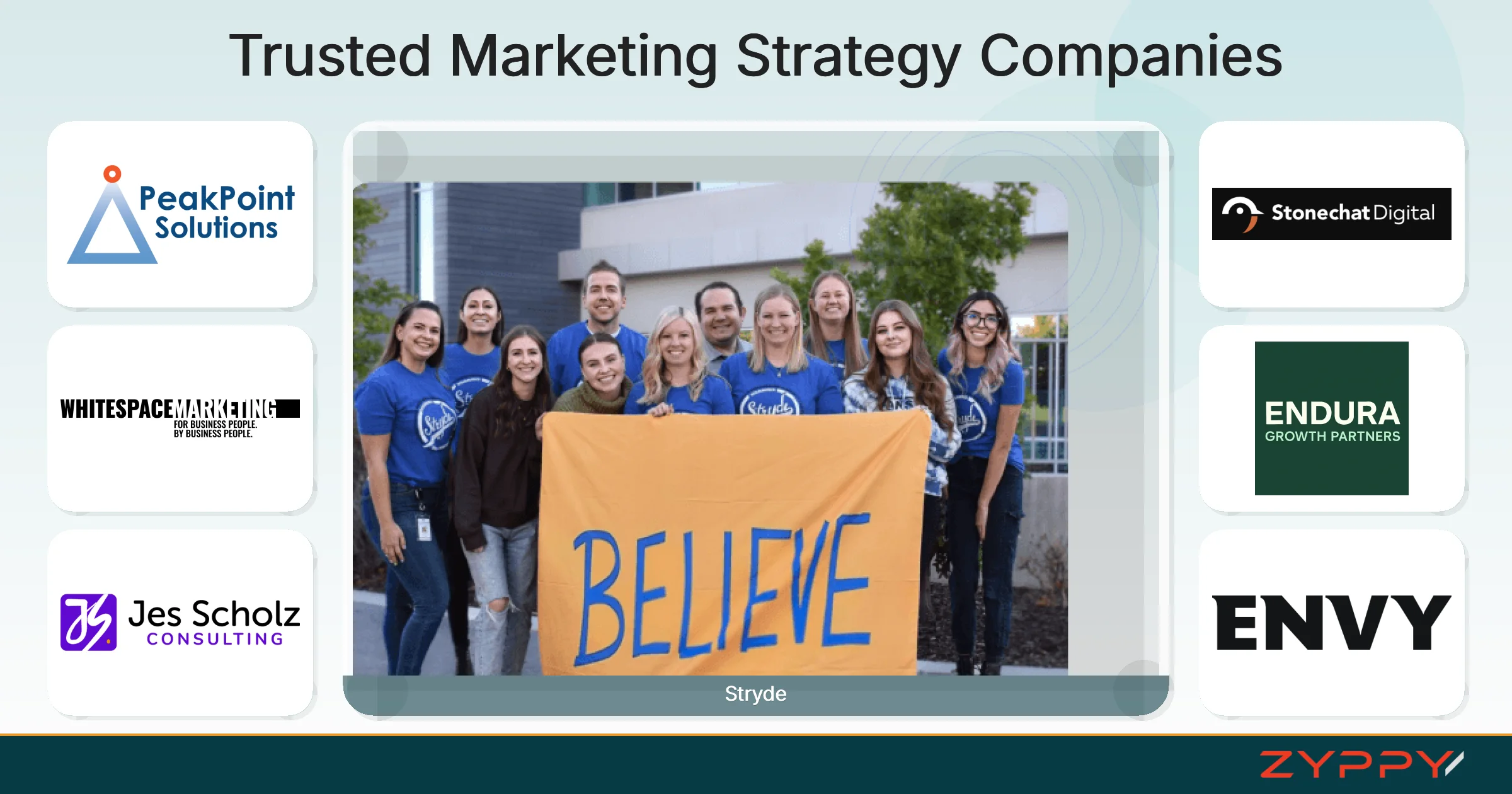 Trusted Marketing Strategy Companies: Stryde, PeakPoint Solutions, and others