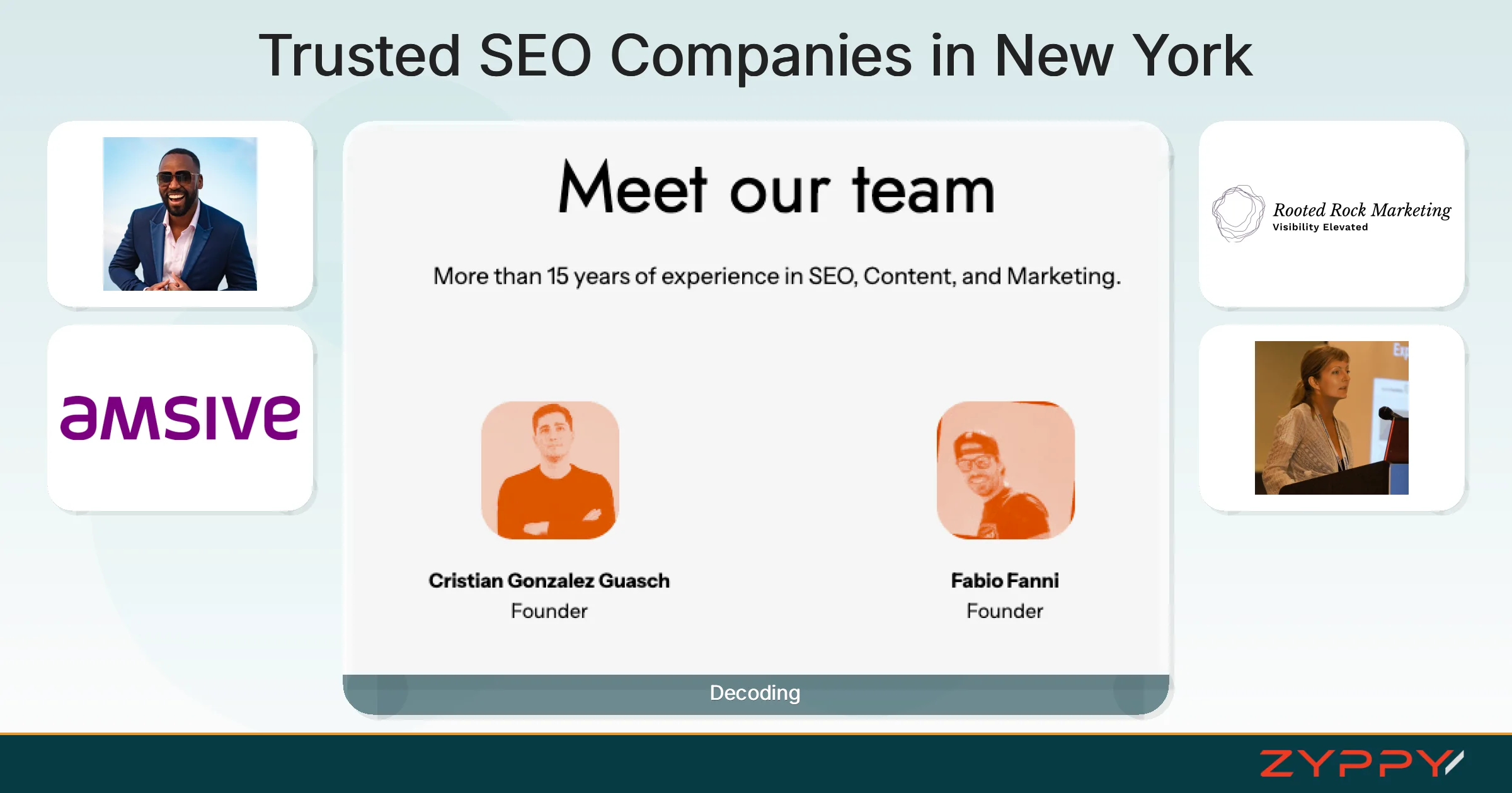 Trusted SEO Companies in New York: Decoding, Smarty Marketing, and others