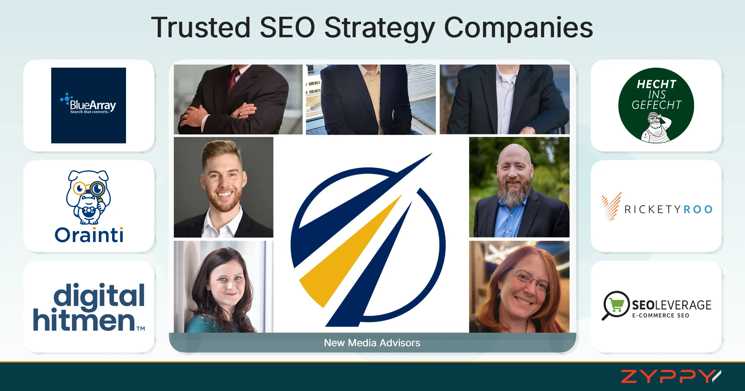 Trusted SEO Strategy Companies: New Media Advisors, Keyphraseology, and others