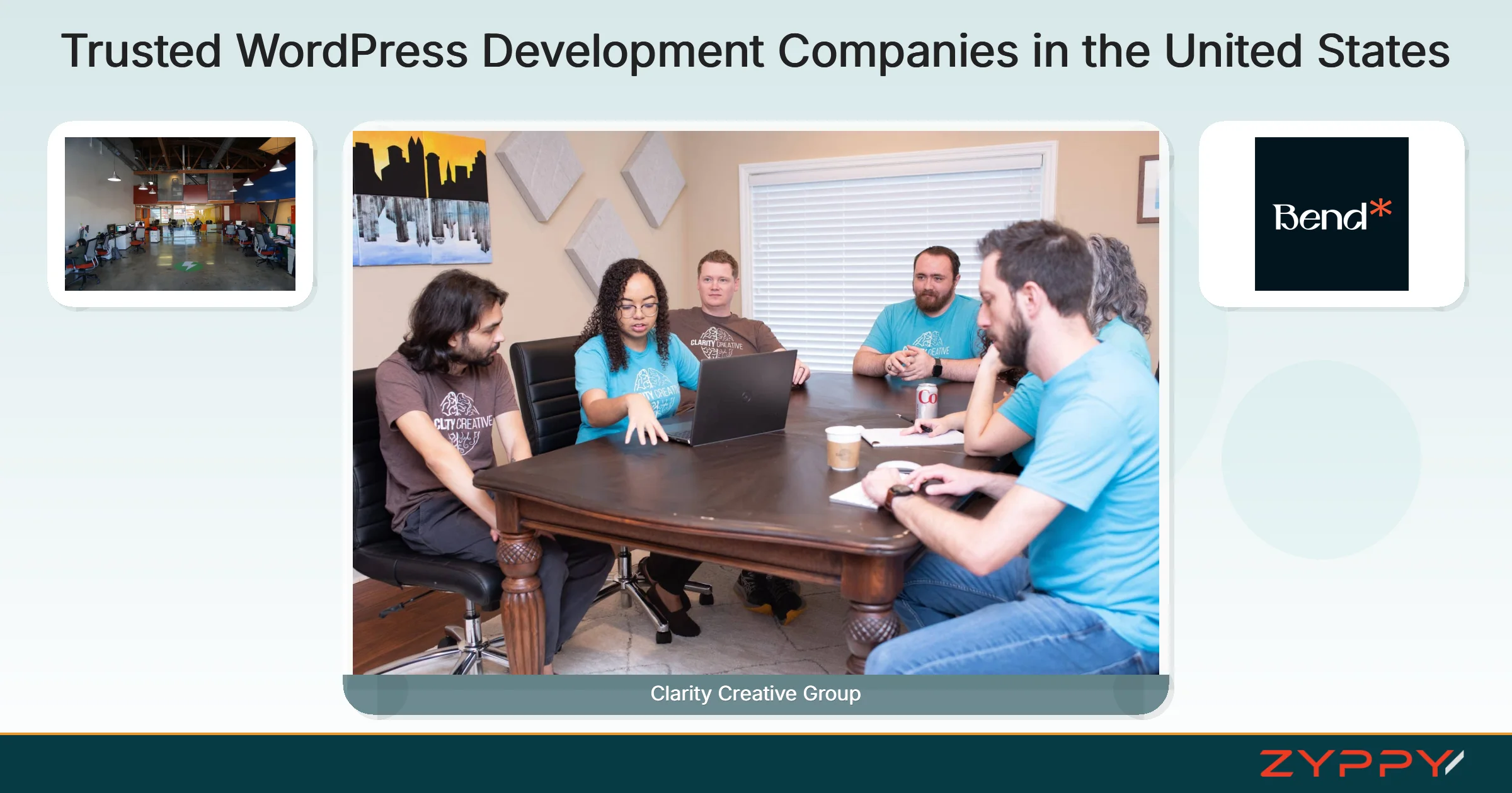 Trusted WordPress Development Companies in the United States: Clarity Creative Group, imFORZA, and others