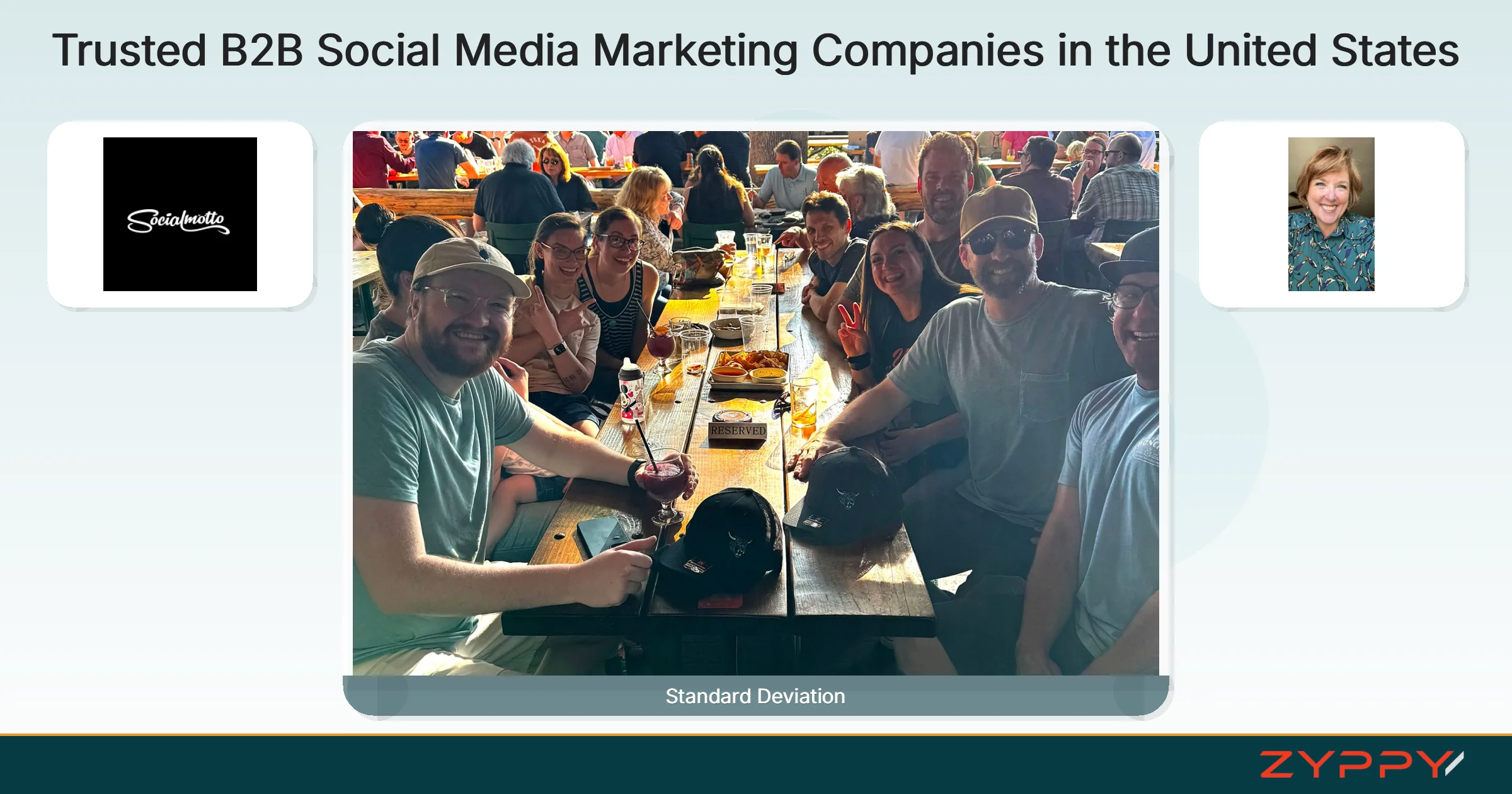 Trusted B2B Social Media Marketing Companies in the United States: Standard Deviation, Bridget Willard, LLC, and others
