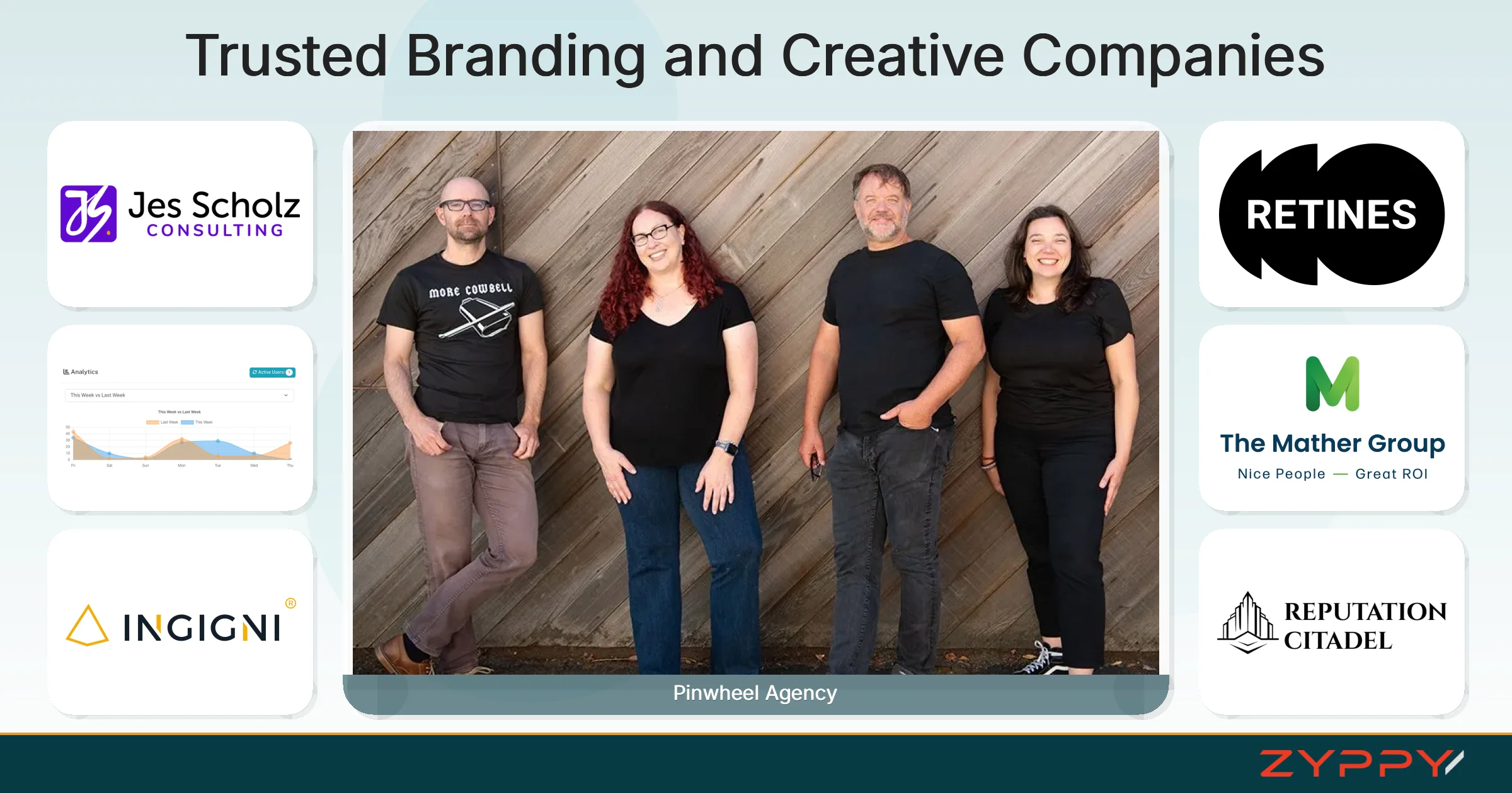 Trusted Branding and Creative Companies: Pinwheel Agency, Reputation Citadel, and others