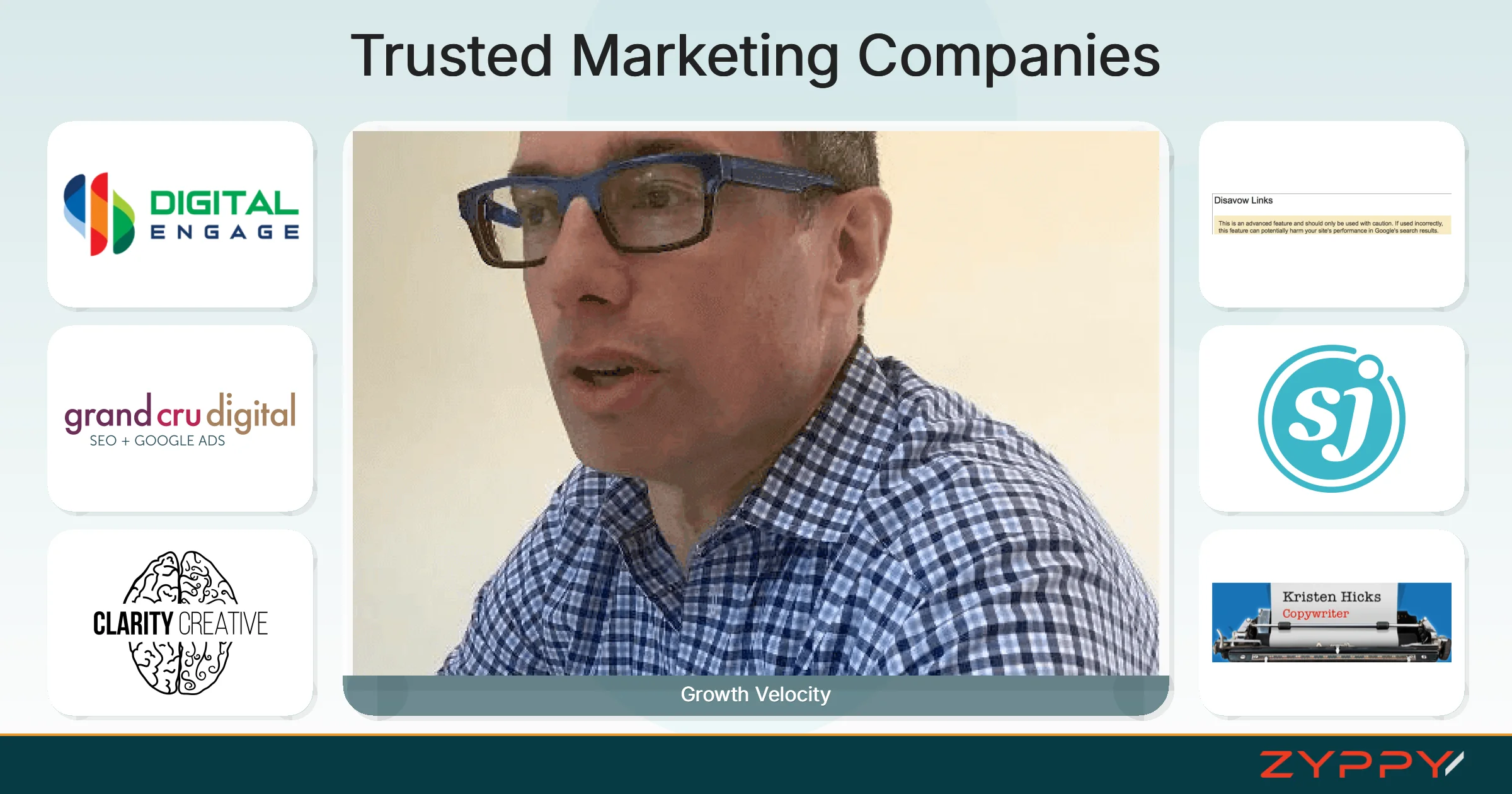 Trusted Marketing Companies: Growth Velocity, Austin Copywriter, and others