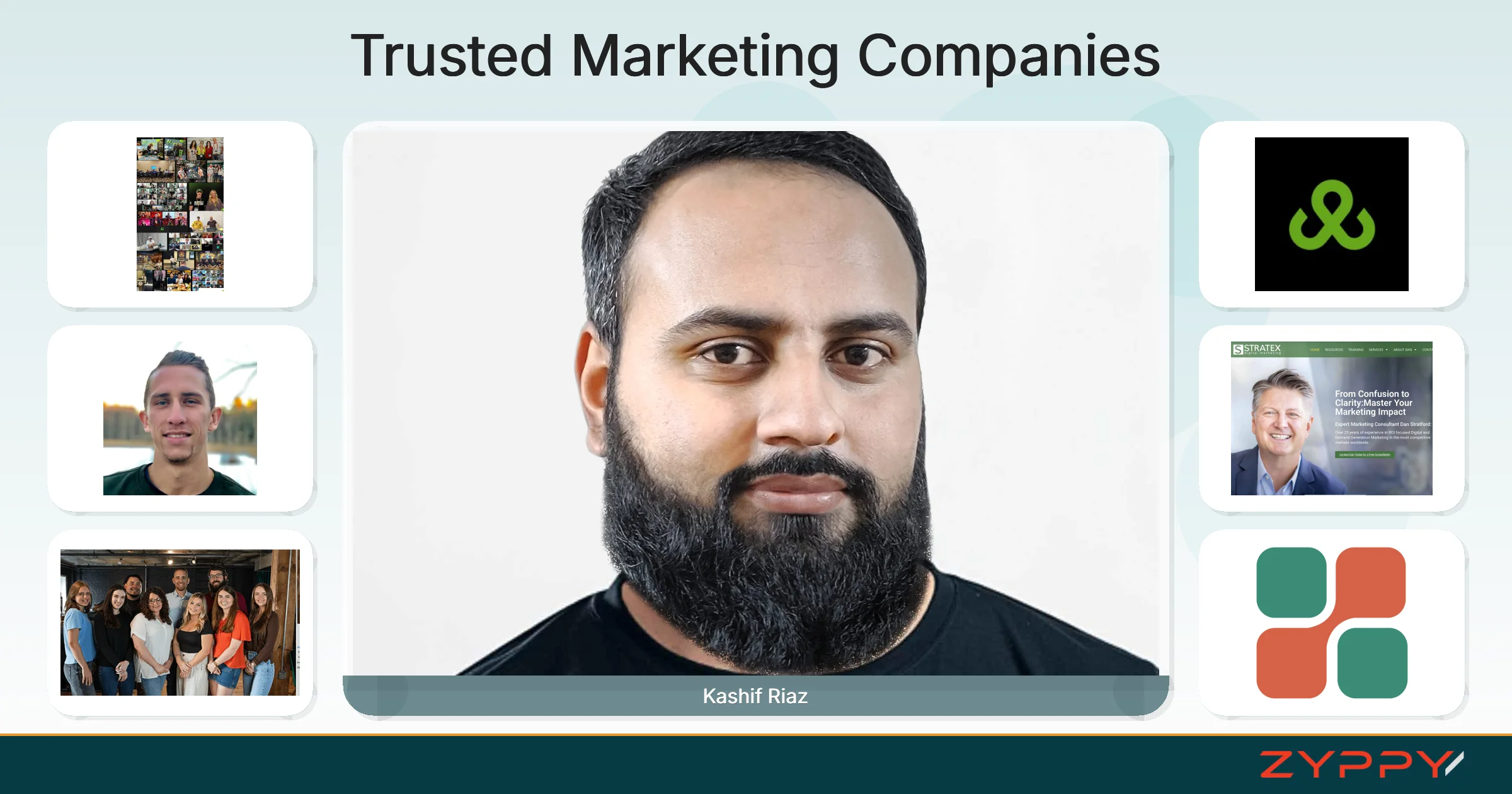 Trusted Marketing Companies: Kashif Riaz, Uprankd, and others