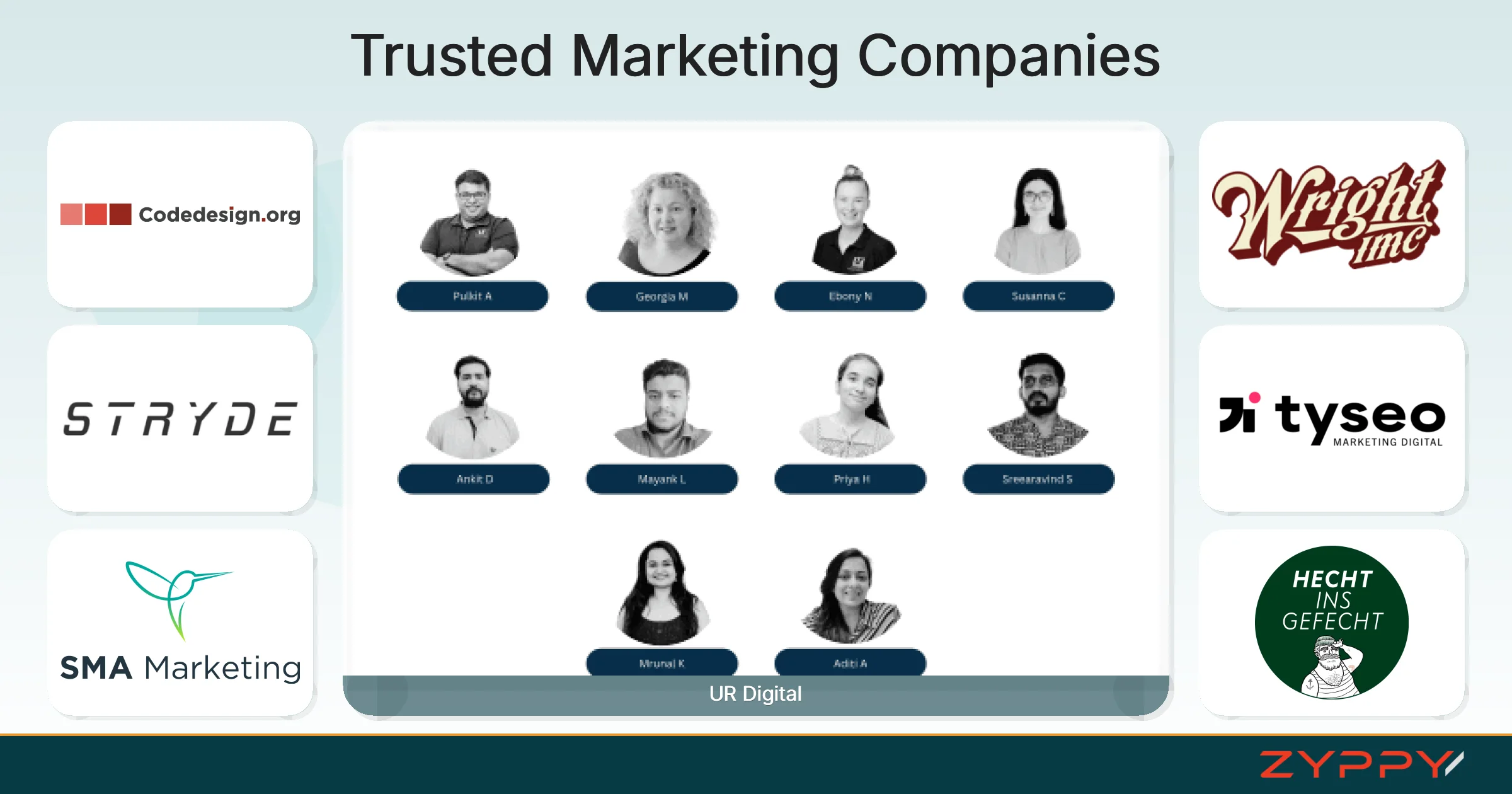 Trusted Marketing Companies: UR Digital, Stryde, and others