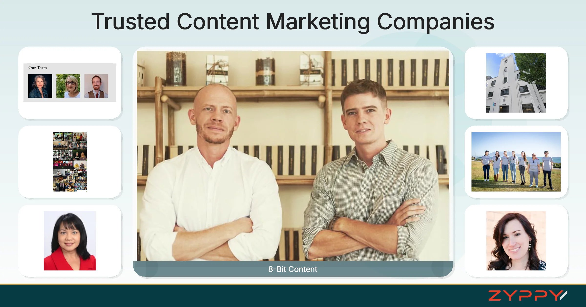 Trusted Content Marketing Companies: 8-Bit Content, Vereigen Media, and others