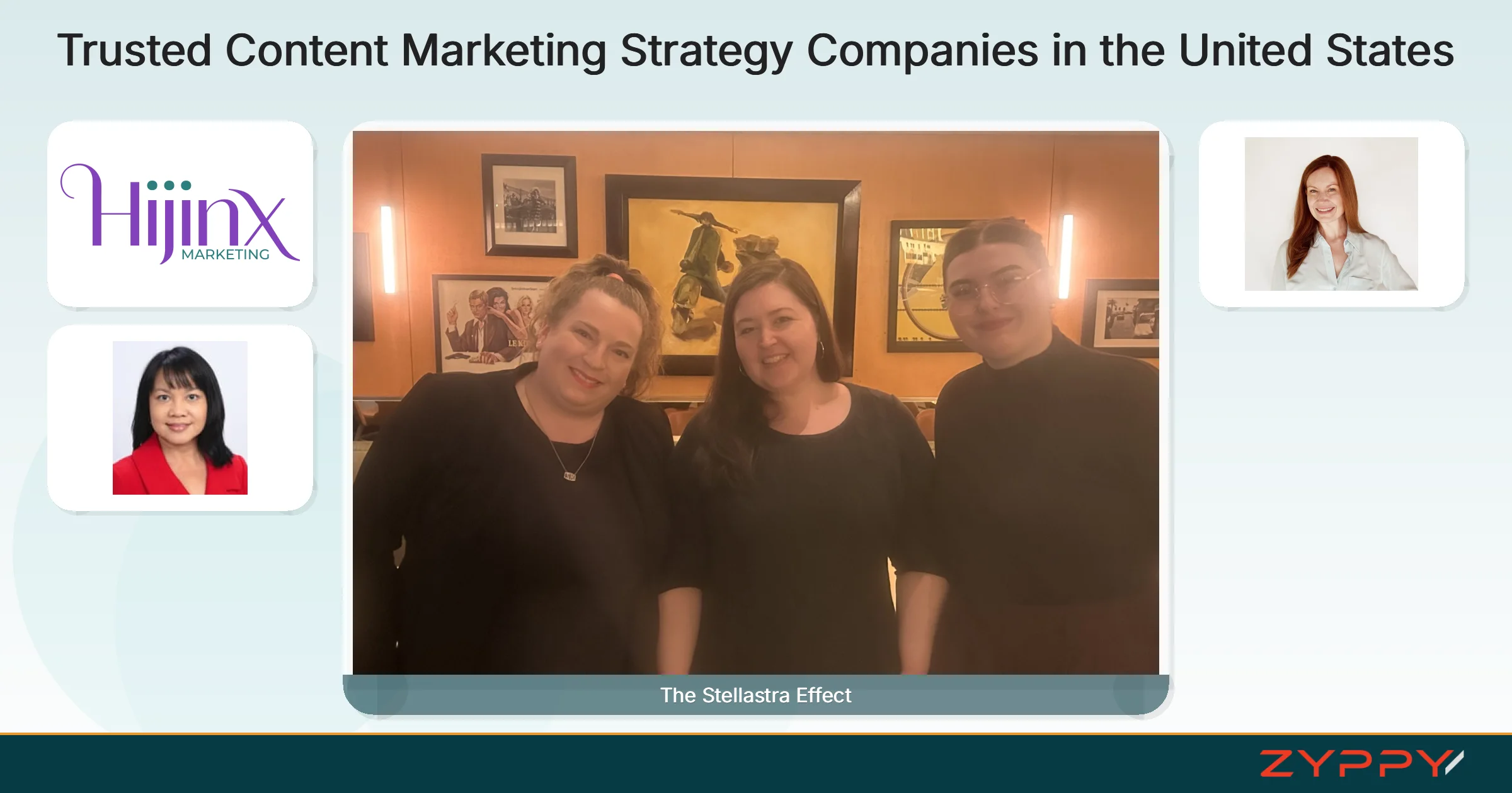 Trusted Content Marketing Strategy Companies in the United States: The Stellastra Effect, Communicate Grace, LLC, and others