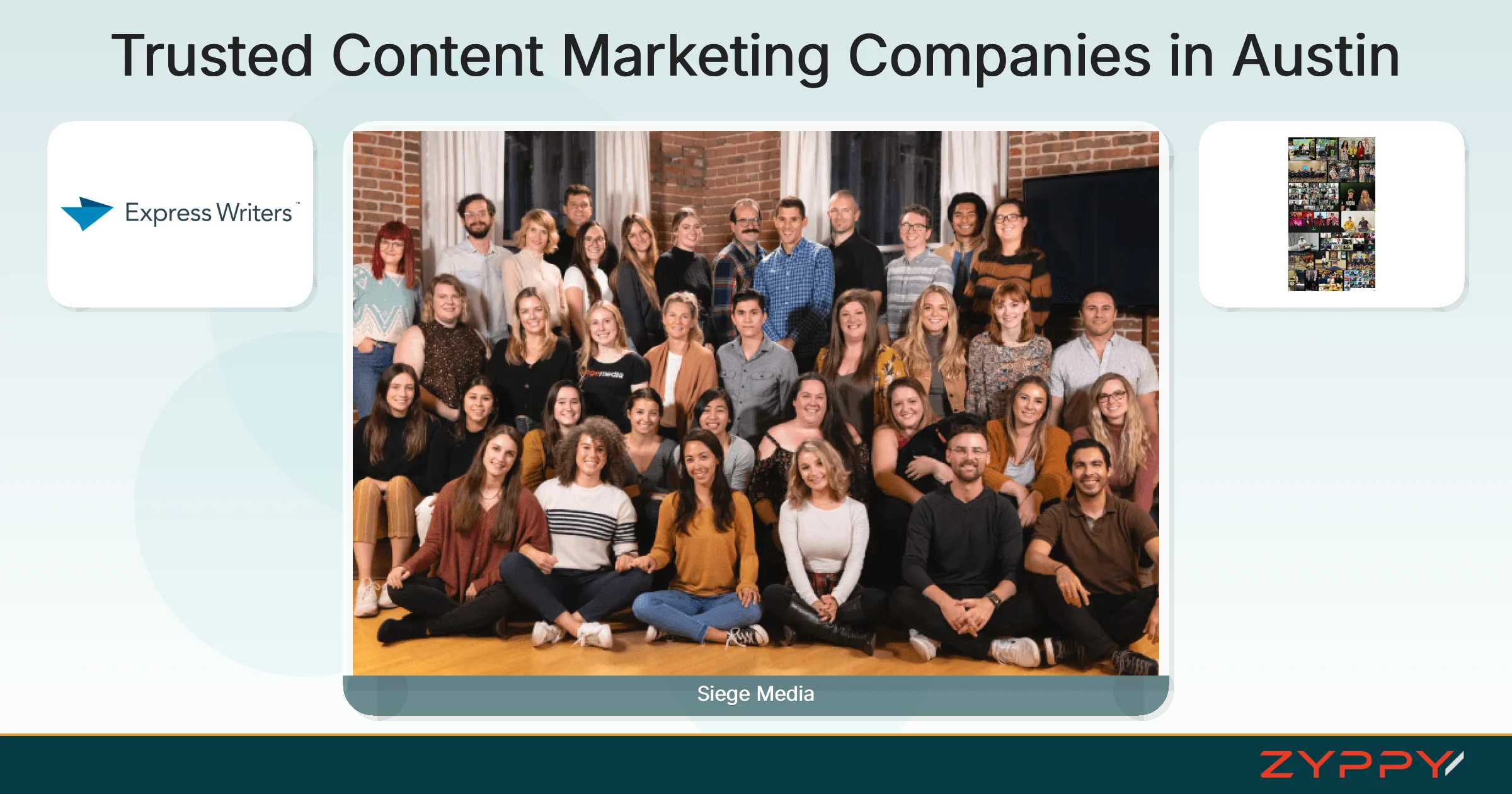Trusted Content Marketing Companies in Austin: Siege Media, Vereigen Media, and others