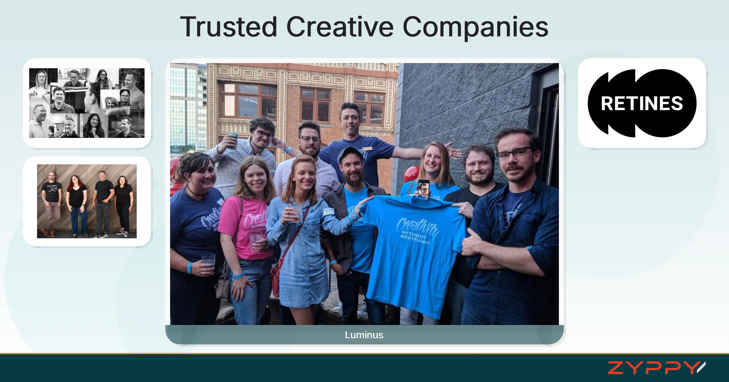 Trusted Creative Companies: Luminus, Pinwheel Agency, and others