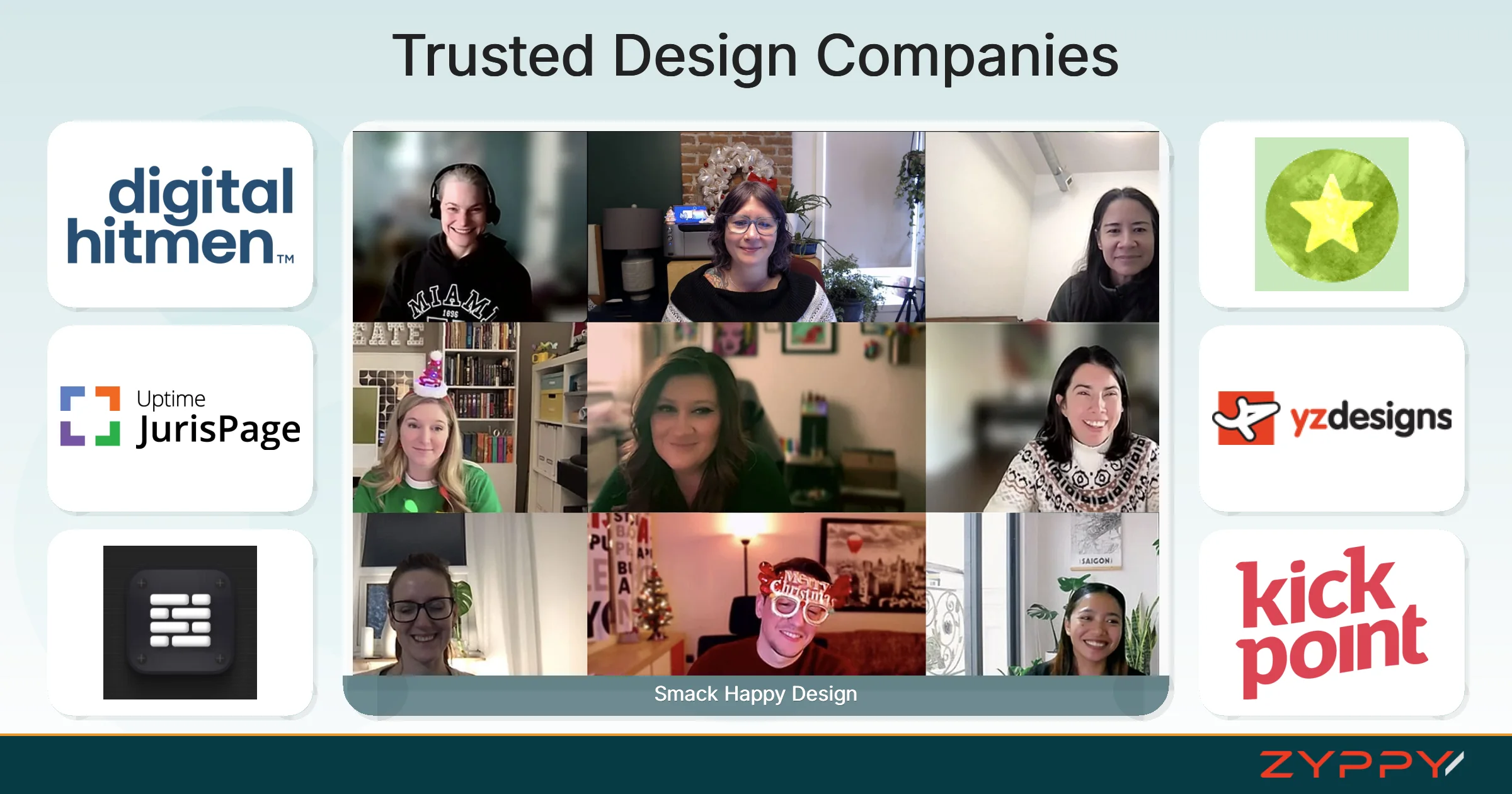 Trusted Design Companies: Smack Happy Design, JurisPage, and others