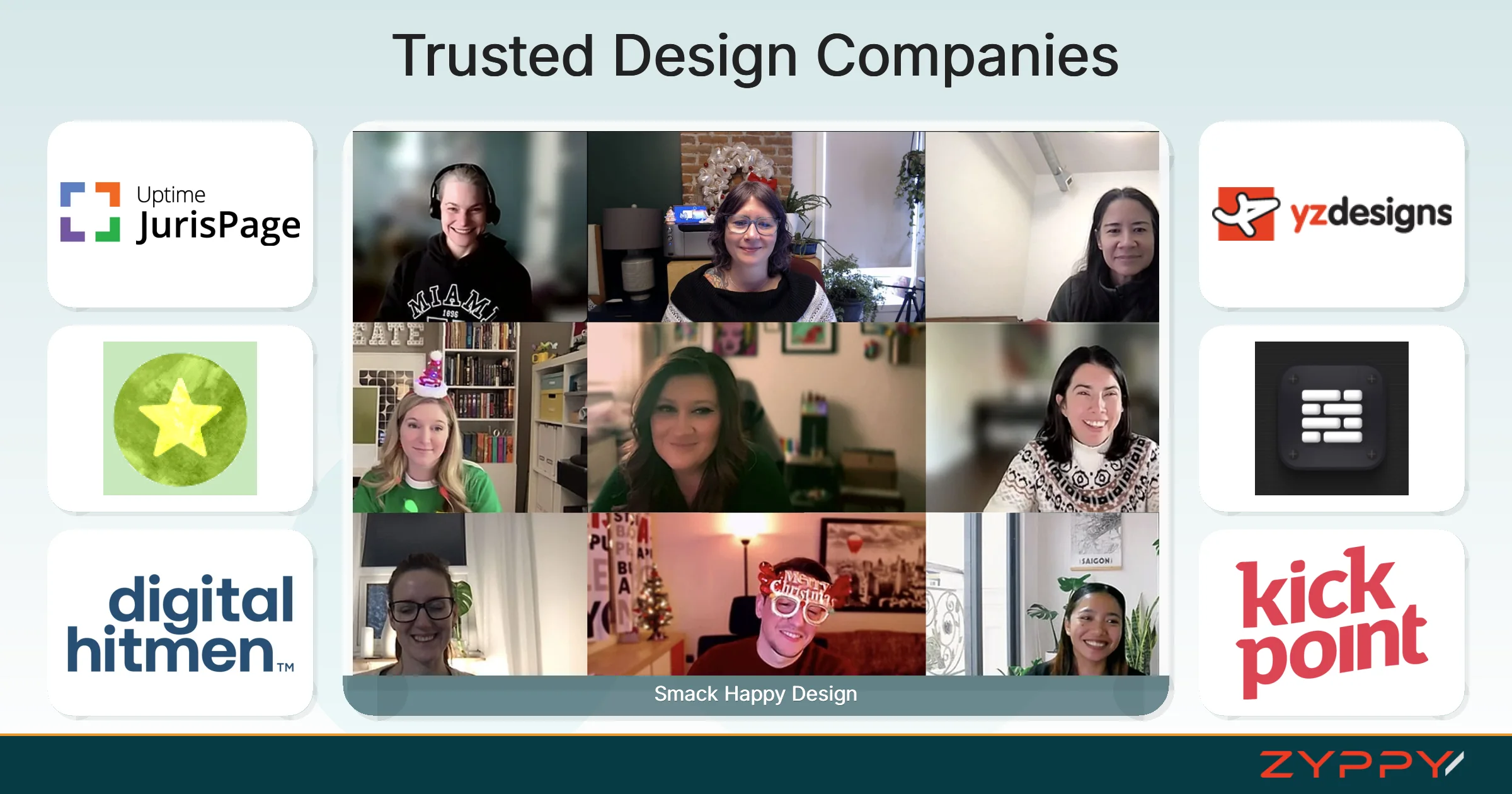 Trusted Design Companies: Smack Happy Design, cmsMinds, and others