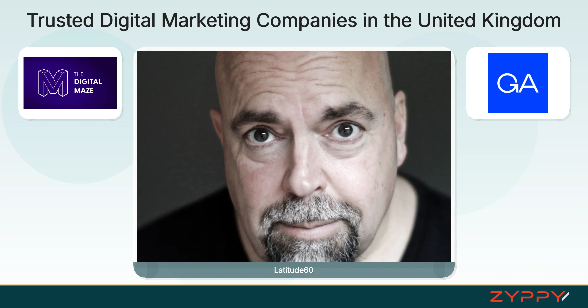 Trusted Digital Marketing Companies in the United Kingdom: Latitude60, The Digital Maze, and others