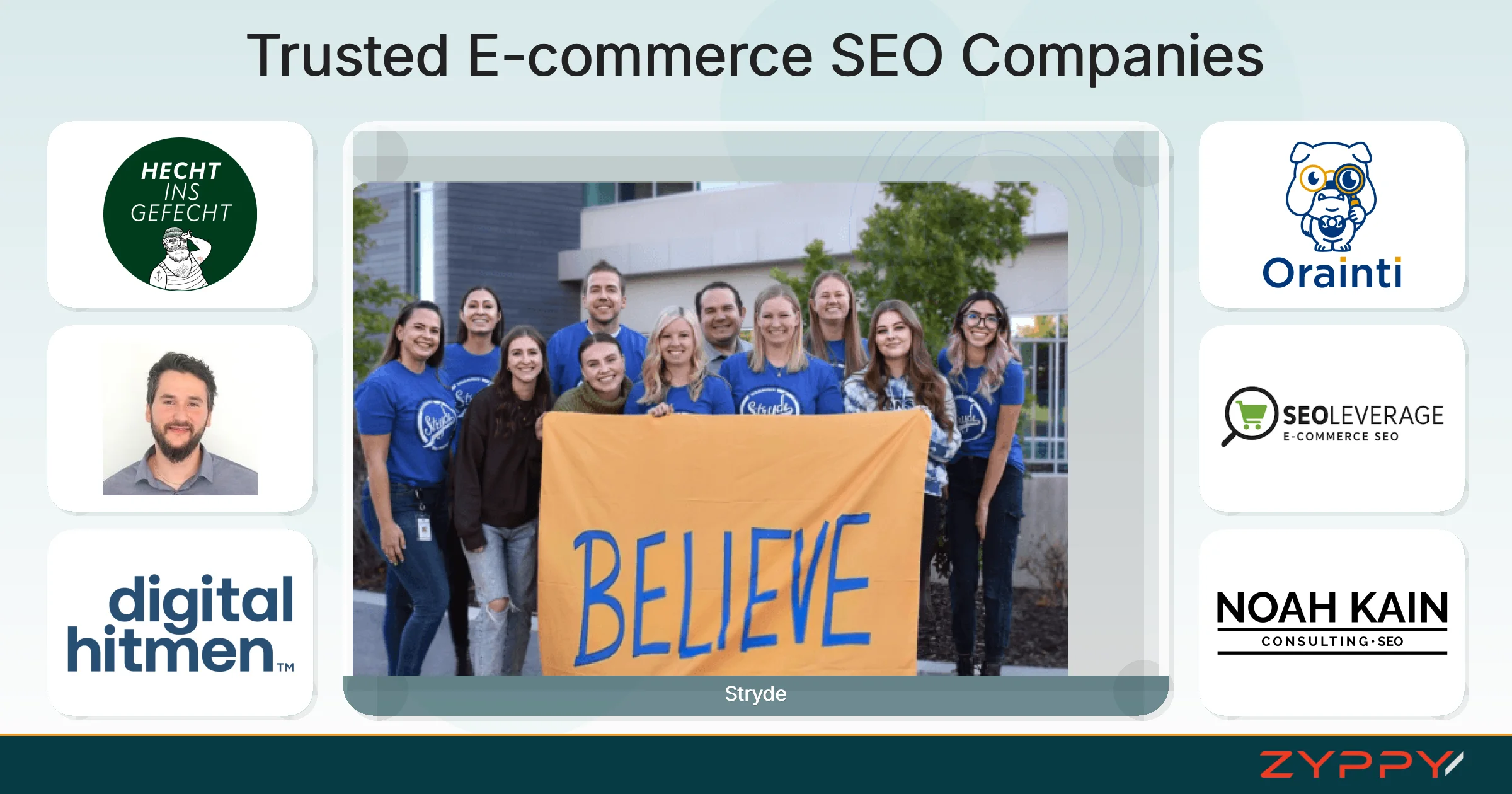 Trusted E-commerce SEO Companies: Stryde, Noah Kain Consulting, and others