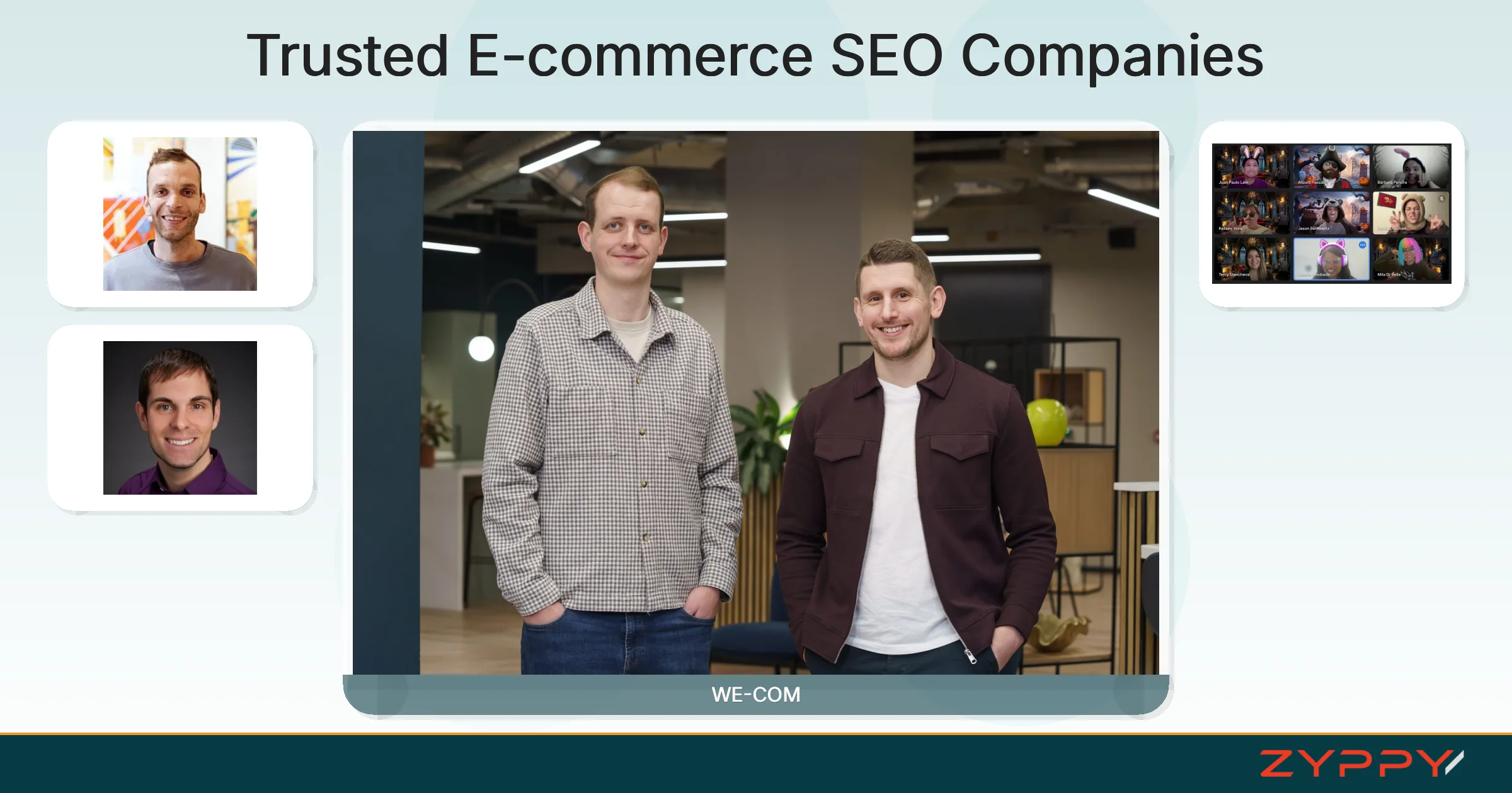 Trusted E-commerce SEO Companies: WE-COM, Sweber Marketing, and others