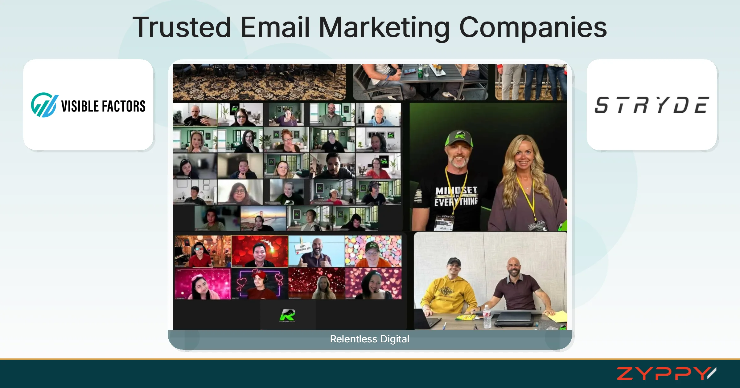 Trusted Email Marketing Companies: Relentless Digital, Visible Factors, and others