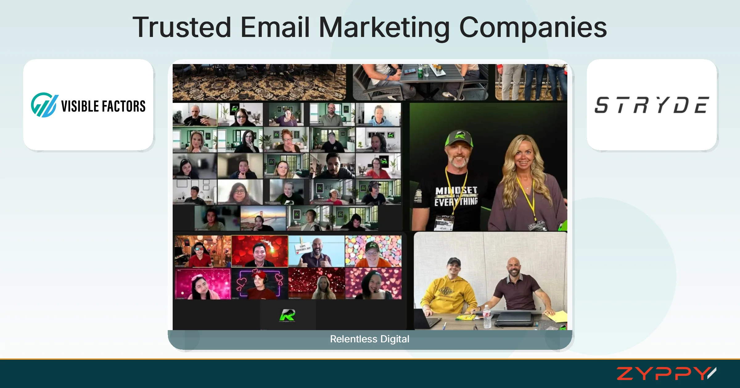 Trusted Email Marketing Companies: Relentless Digital, Visible Factors, and others