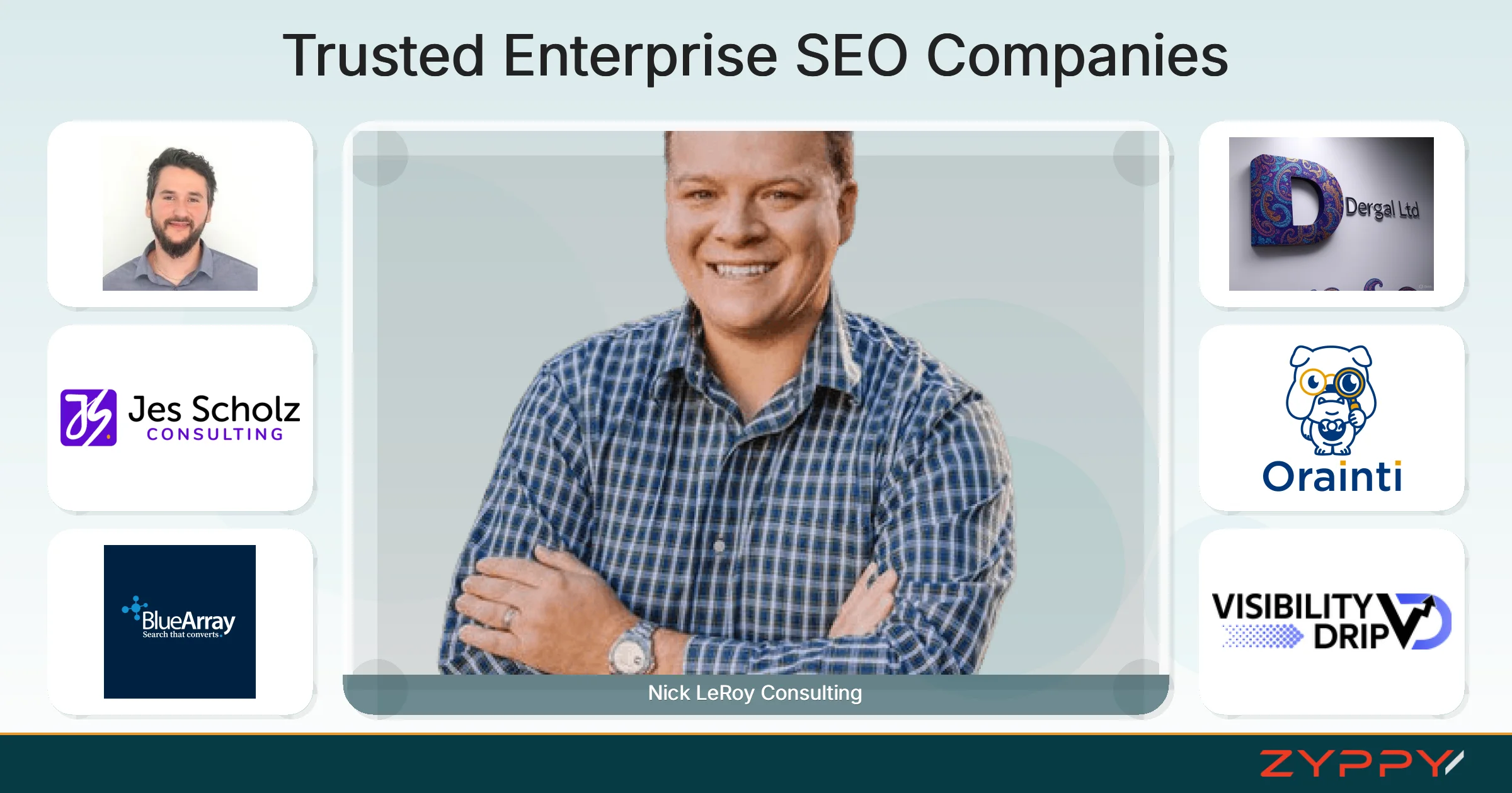 Trusted Enterprise SEO Companies: Nick LeRoy Consulting, MJBLabs, and others