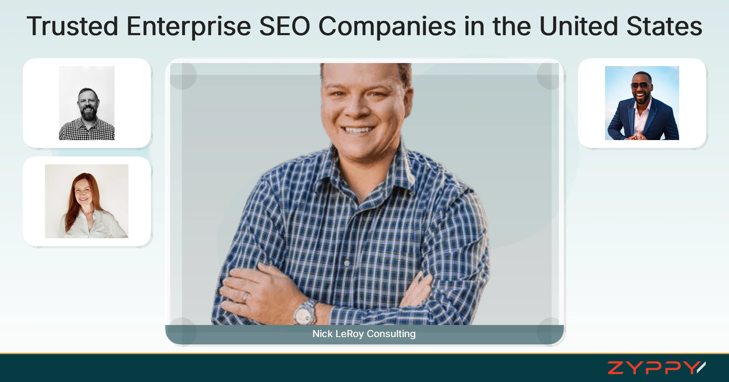 Trusted Enterprise SEO Companies in the United States: Nick LeRoy Consulting, MJBLabs, and others