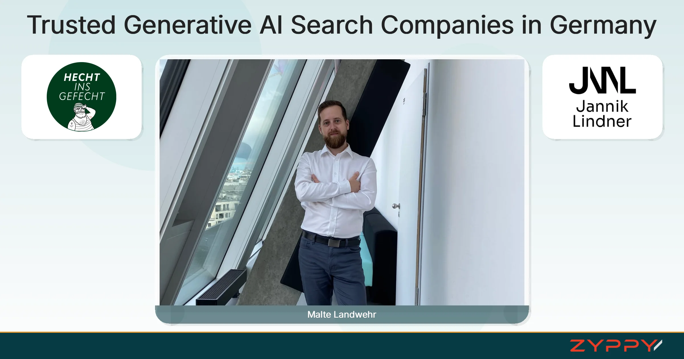 Trusted Generative AI Search Companies in Germany: Malte Landwehr, Jannik Lindner, and others