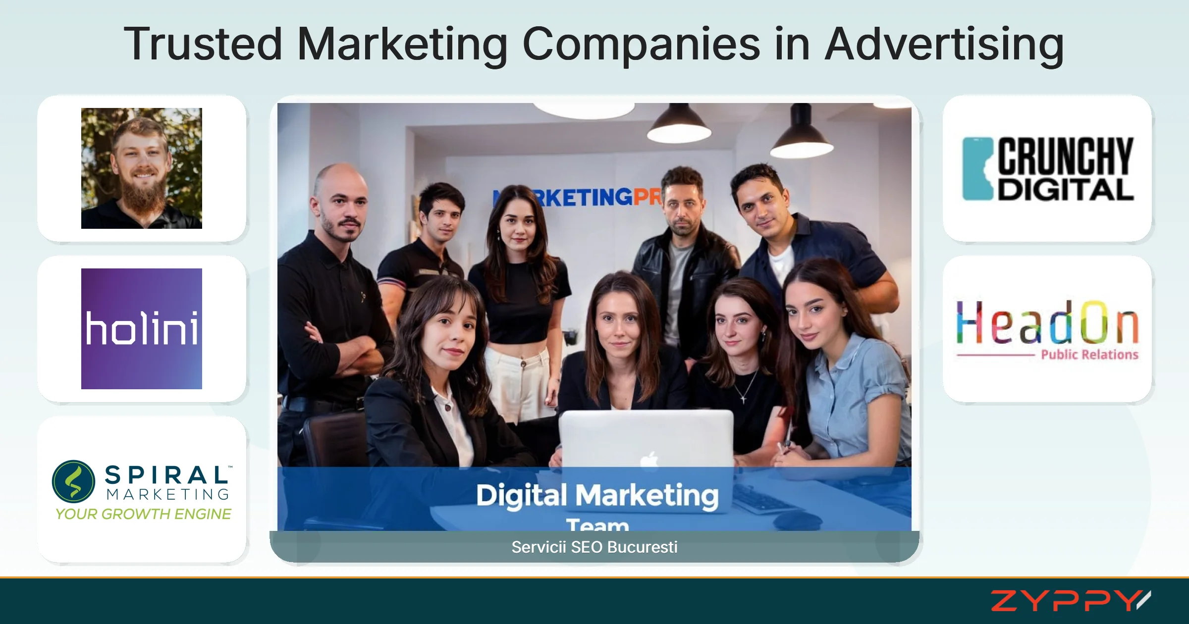 Trusted Marketing Companies in Advertising: Servicii SEO Bucuresti, Holini, and others