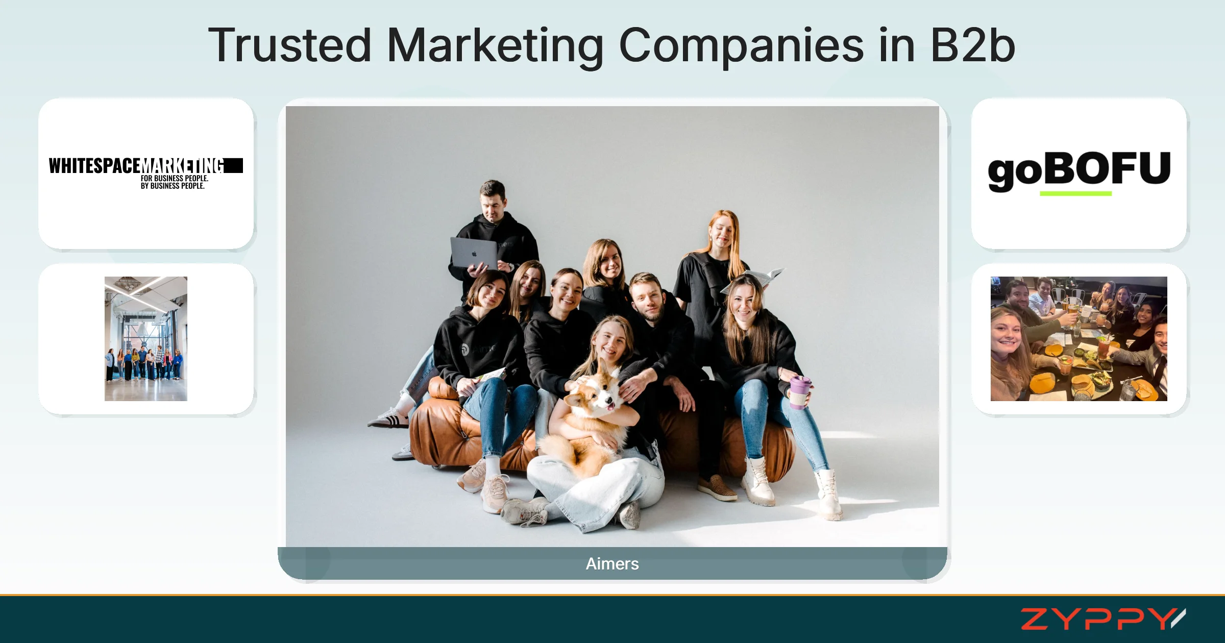 Trusted Marketing Companies in B2b: Aimers, Two Trees PPC, and others