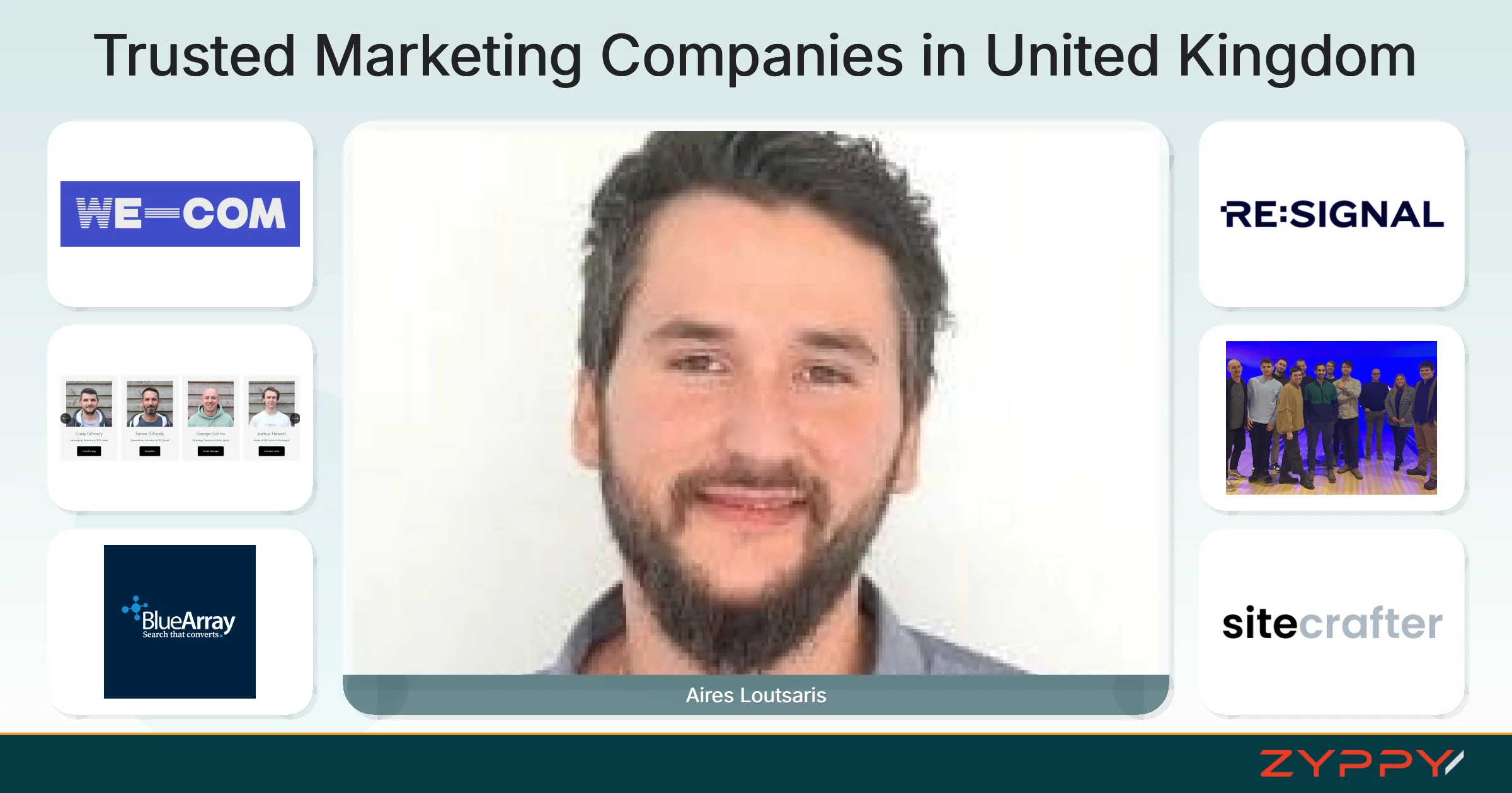 Trusted Marketing Companies in the United Kingdom: Aires Loutsaris, WE-COM, and others
