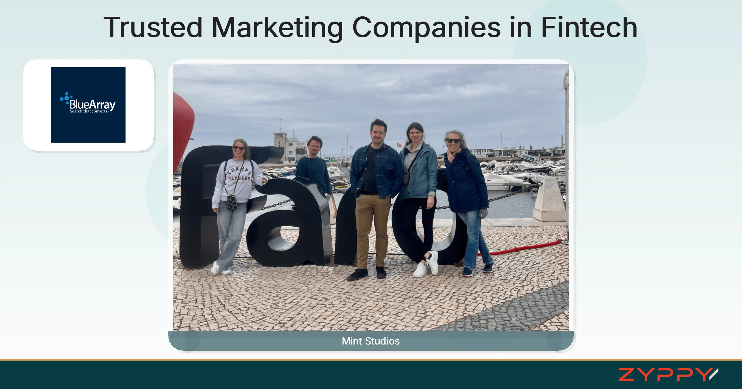 Trusted Marketing Companies in Fintech: Mint Studios and Blue Array