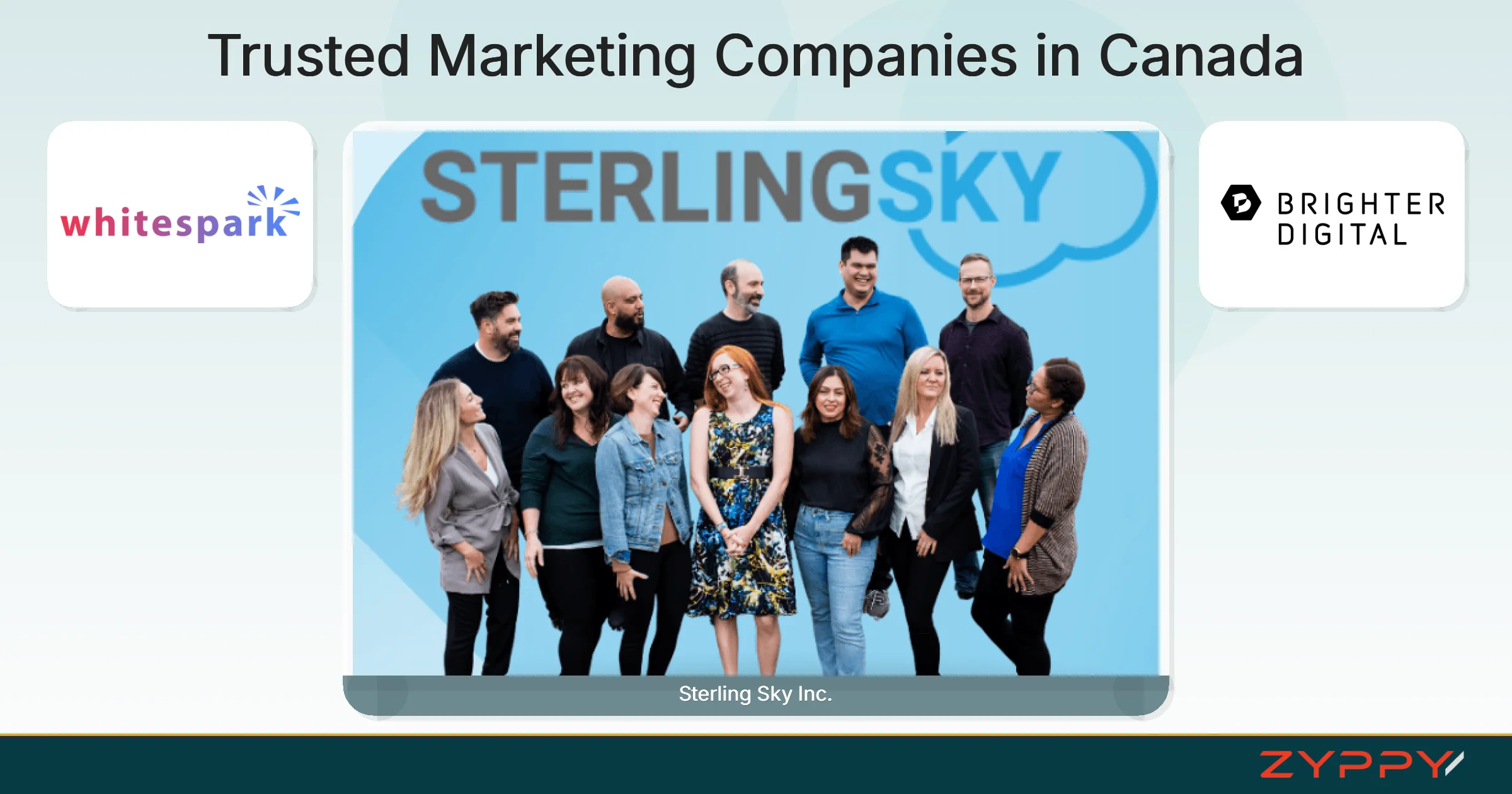 Trusted Marketing Companies in Canada: Sterling Sky Inc., Brighter Digital, and others