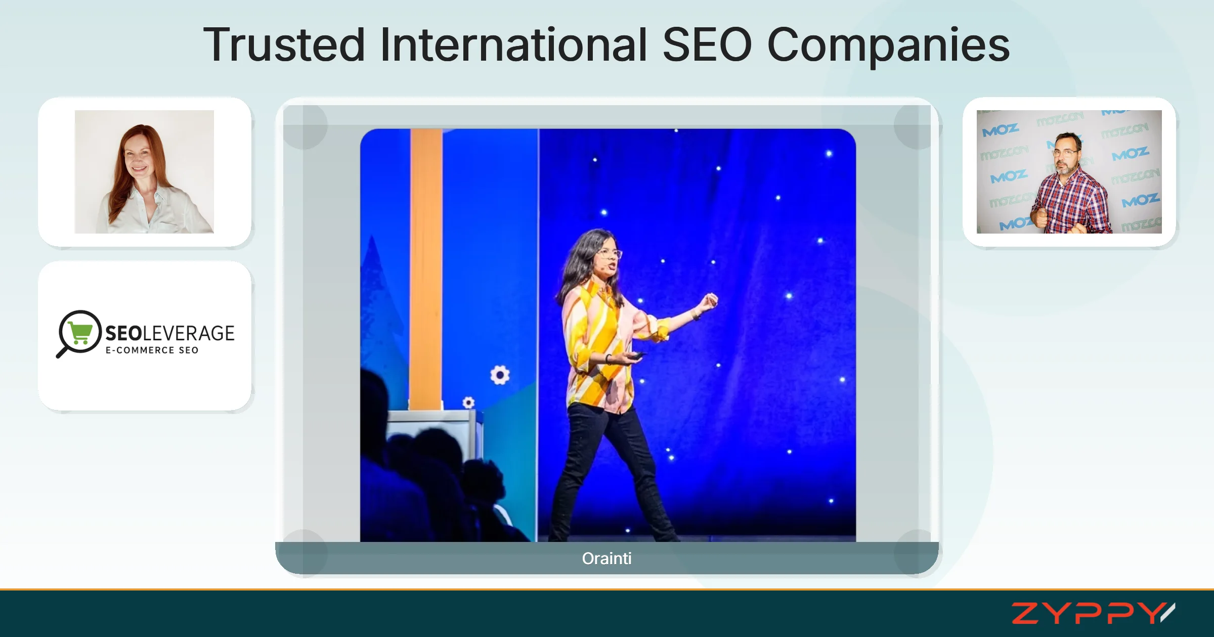 Trusted International SEO Companies: Orainti, SEOLeverage, and others