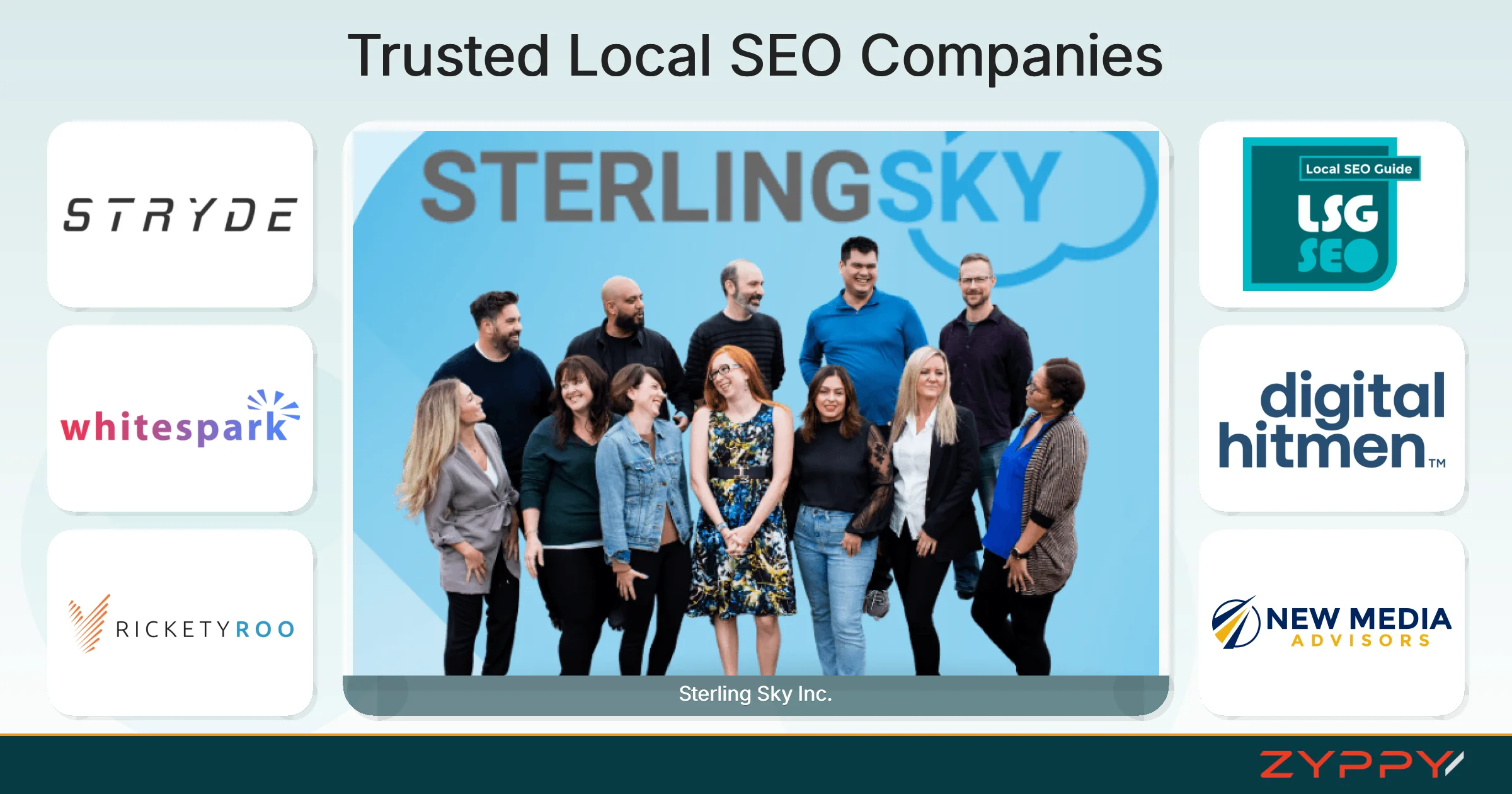 Trusted Local SEO Companies: Sterling Sky Inc., Brighter Digital, and others