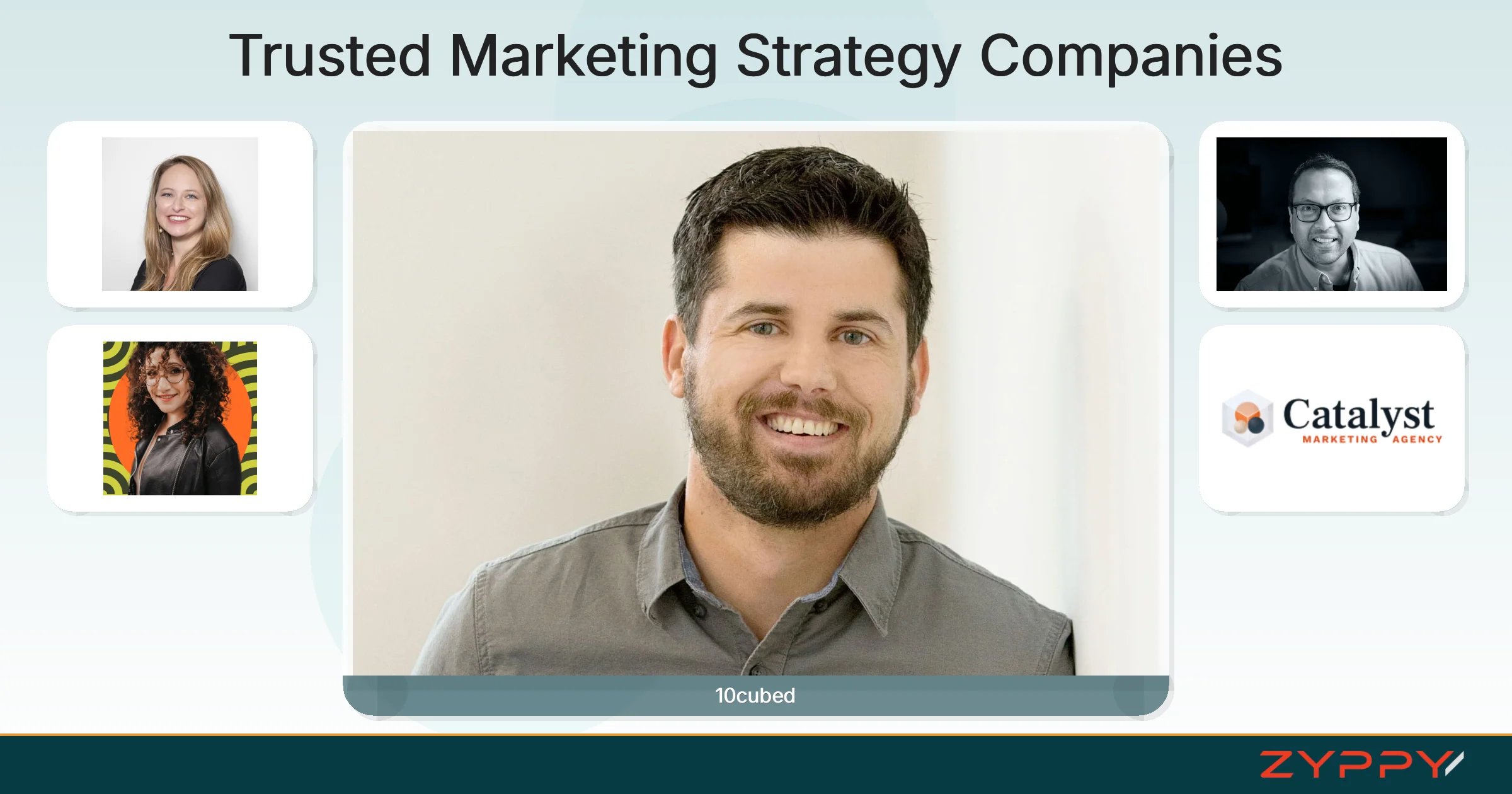 Trusted Marketing Strategy Companies: 10cubed, Pamela Jones Marketing, and others