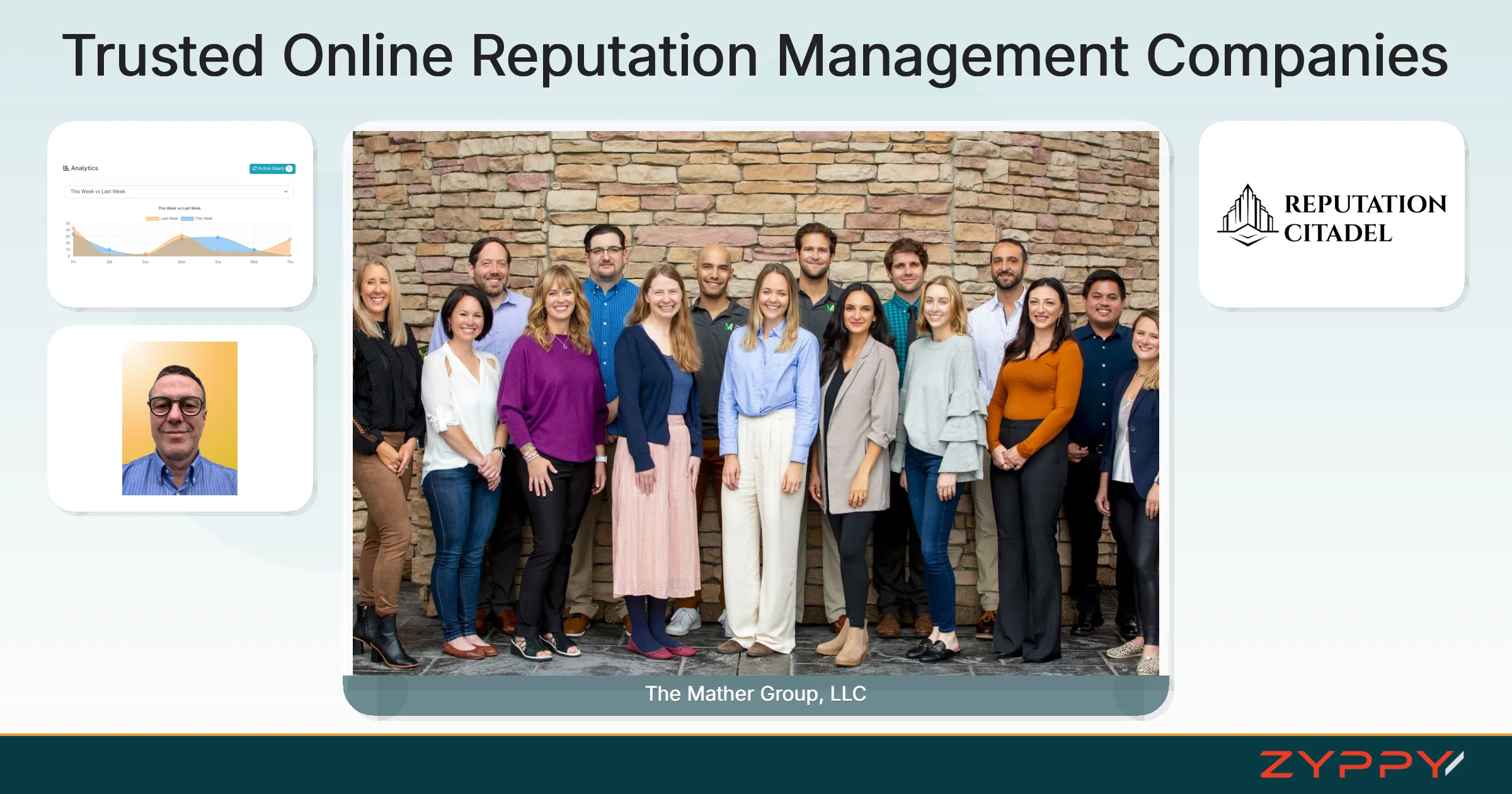 Trusted Online Reputation Management Companies: The Mather Group, LLC, TheBestReputation, and others