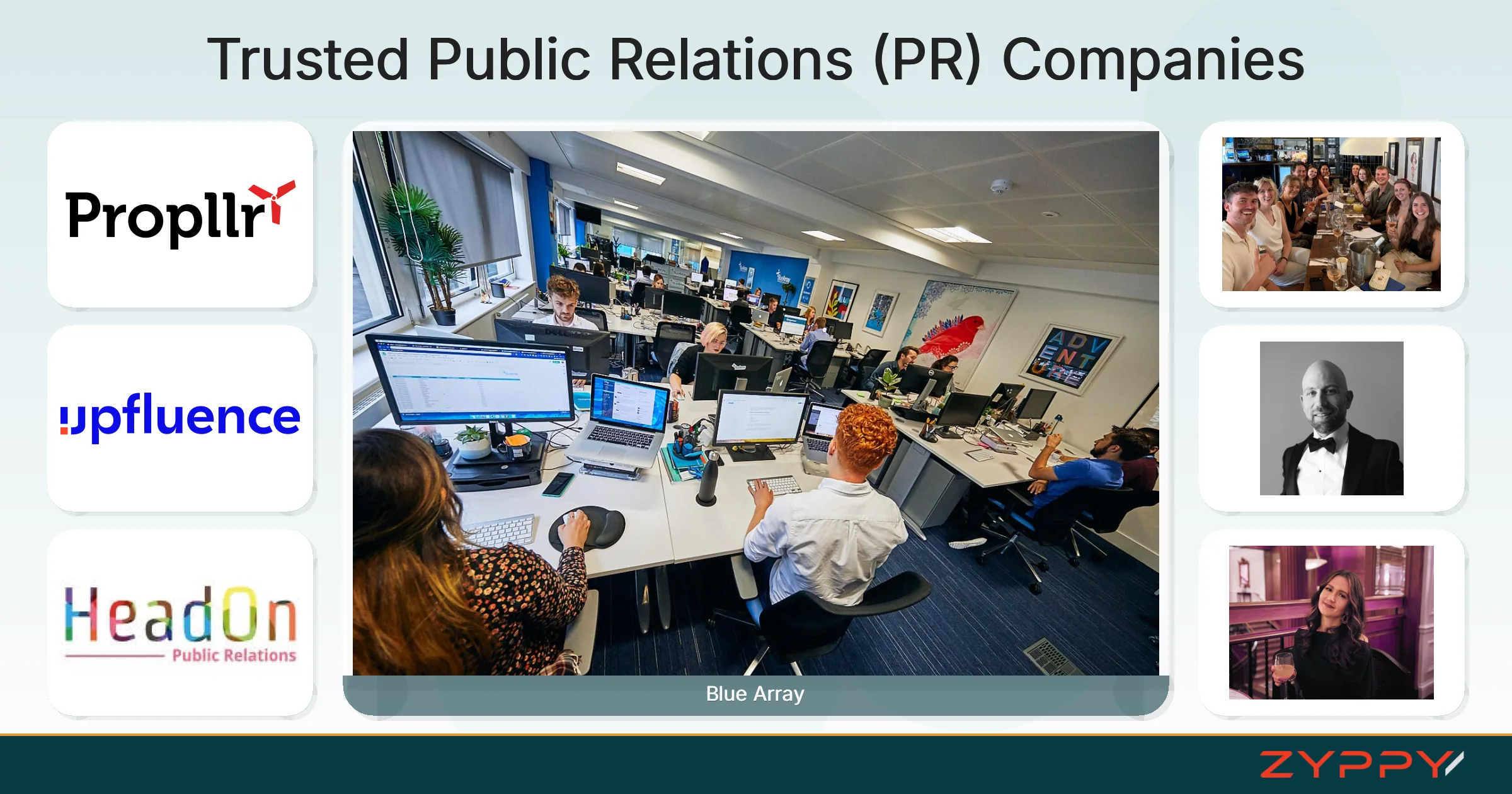 Trusted Public Relations (PR) Companies: Blue Array, Vada Communications, and others