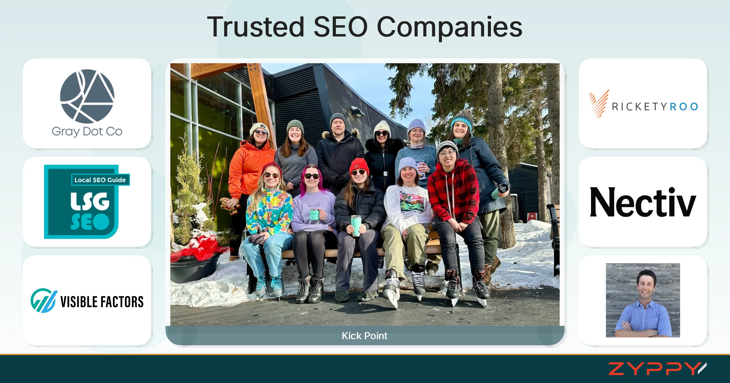 Trusted SEO Companies: Kick Point, Digital Third Coast, and others