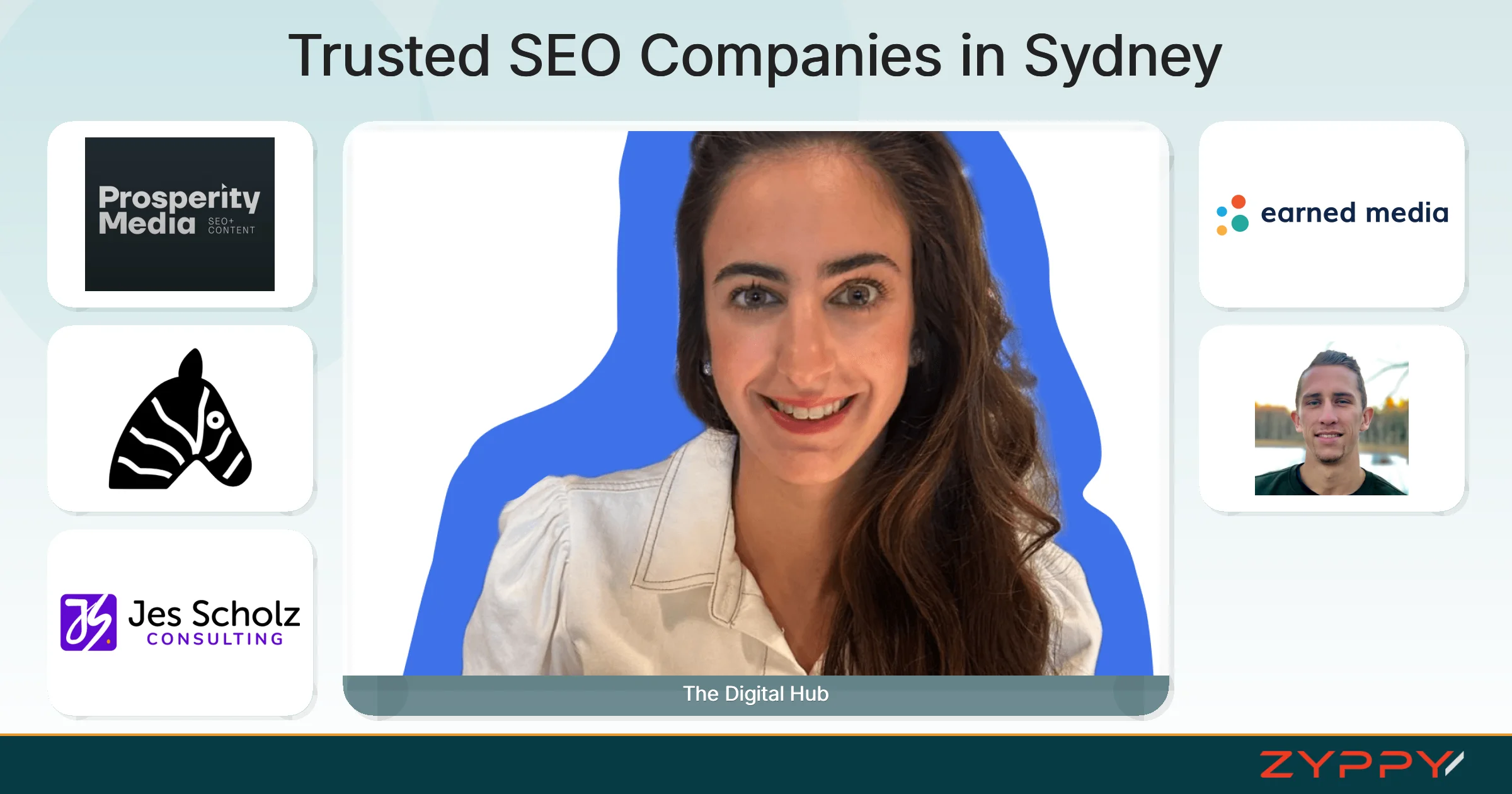 Trusted SEO Companies in Sydney: The Digital Hub, Jes Scholz Consulting, and others