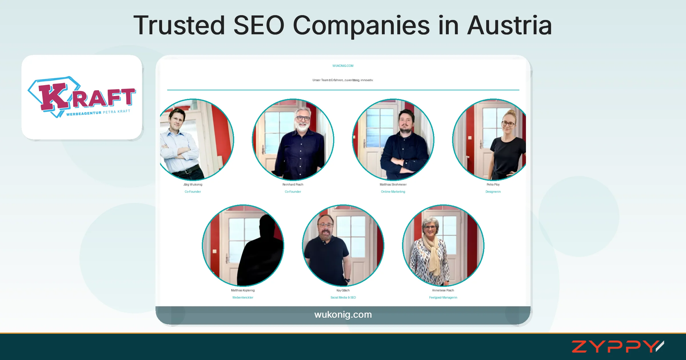 Trusted SEO Companies in Austria: wukonig.com and Werbeagentur Petra Kraft