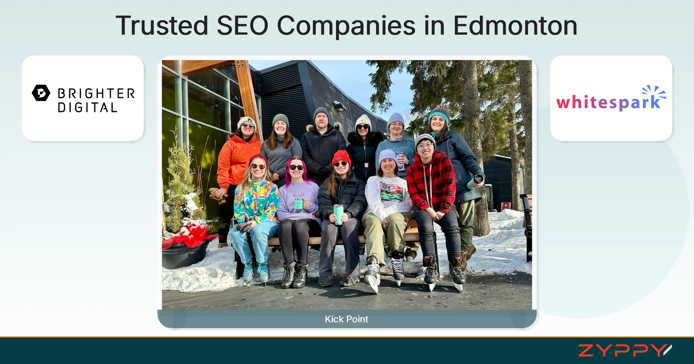 Trusted SEO Companies in Edmonton: Kick Point, Whitespark, and others