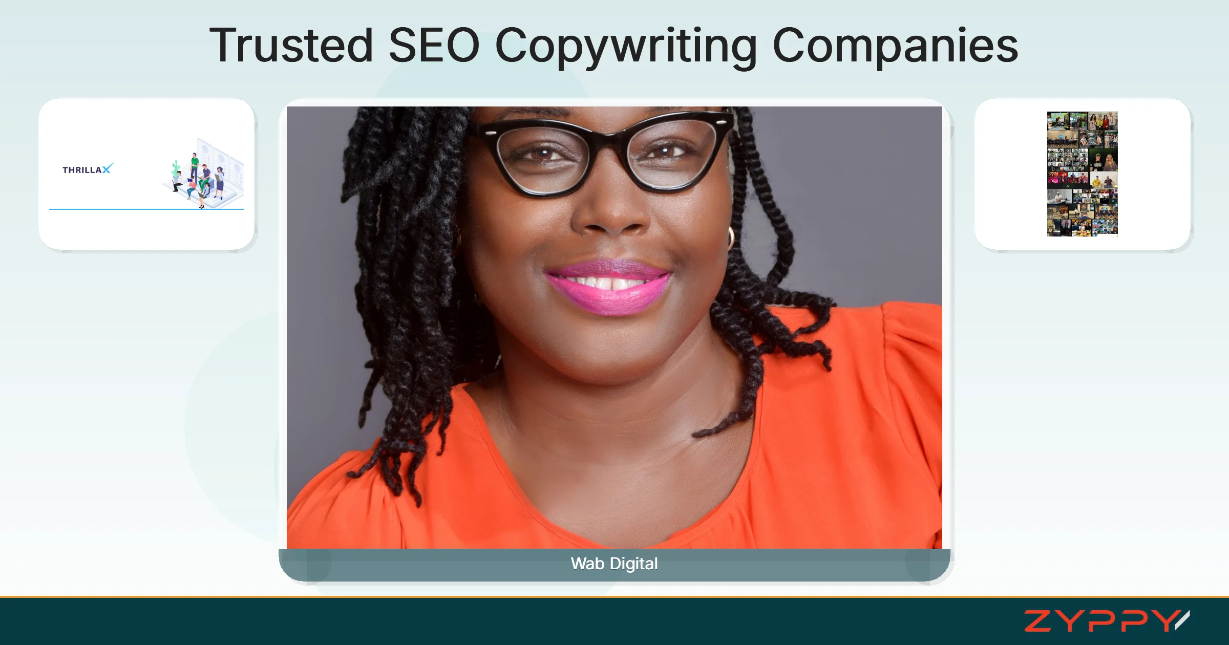 Trusted SEO Copywriting Companies: Wab Digital, Relentless Digital, and others