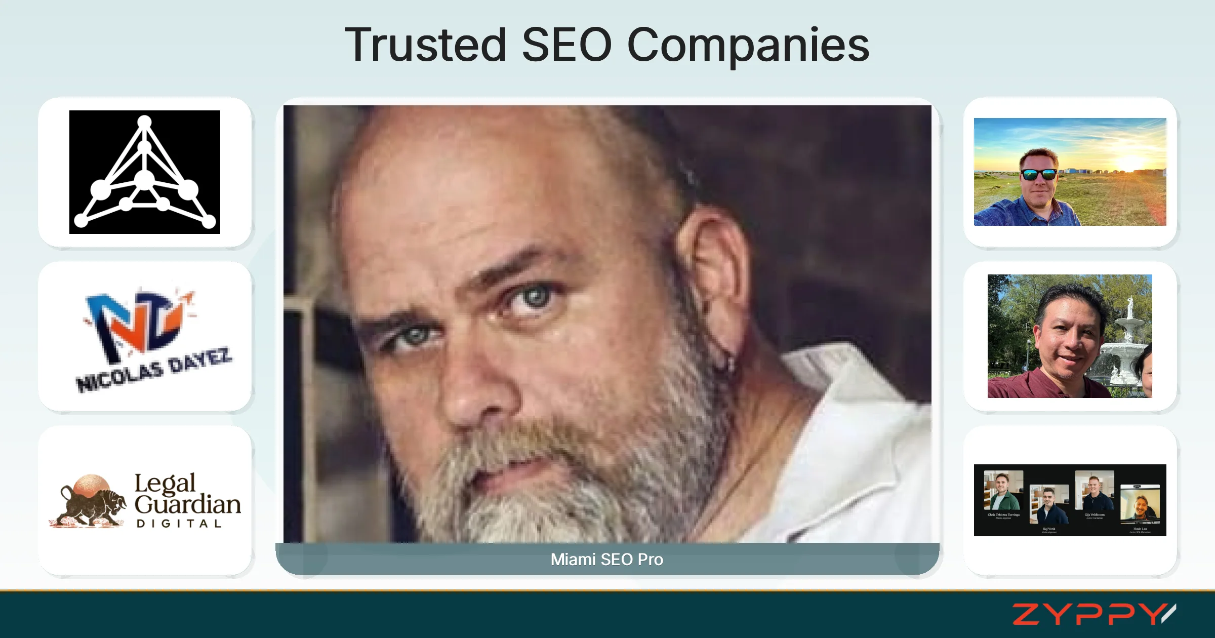Trusted SEO Companies: Miami SEO Pro, Digisearch, and others